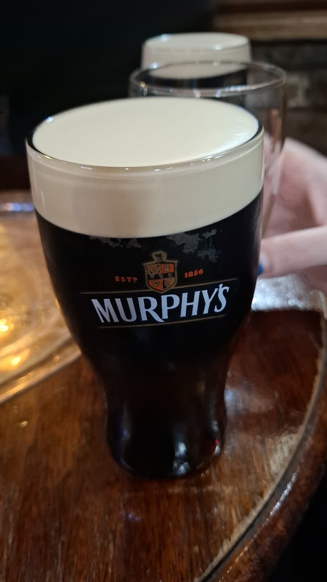 A pint of Murphy&rsquo;s stout