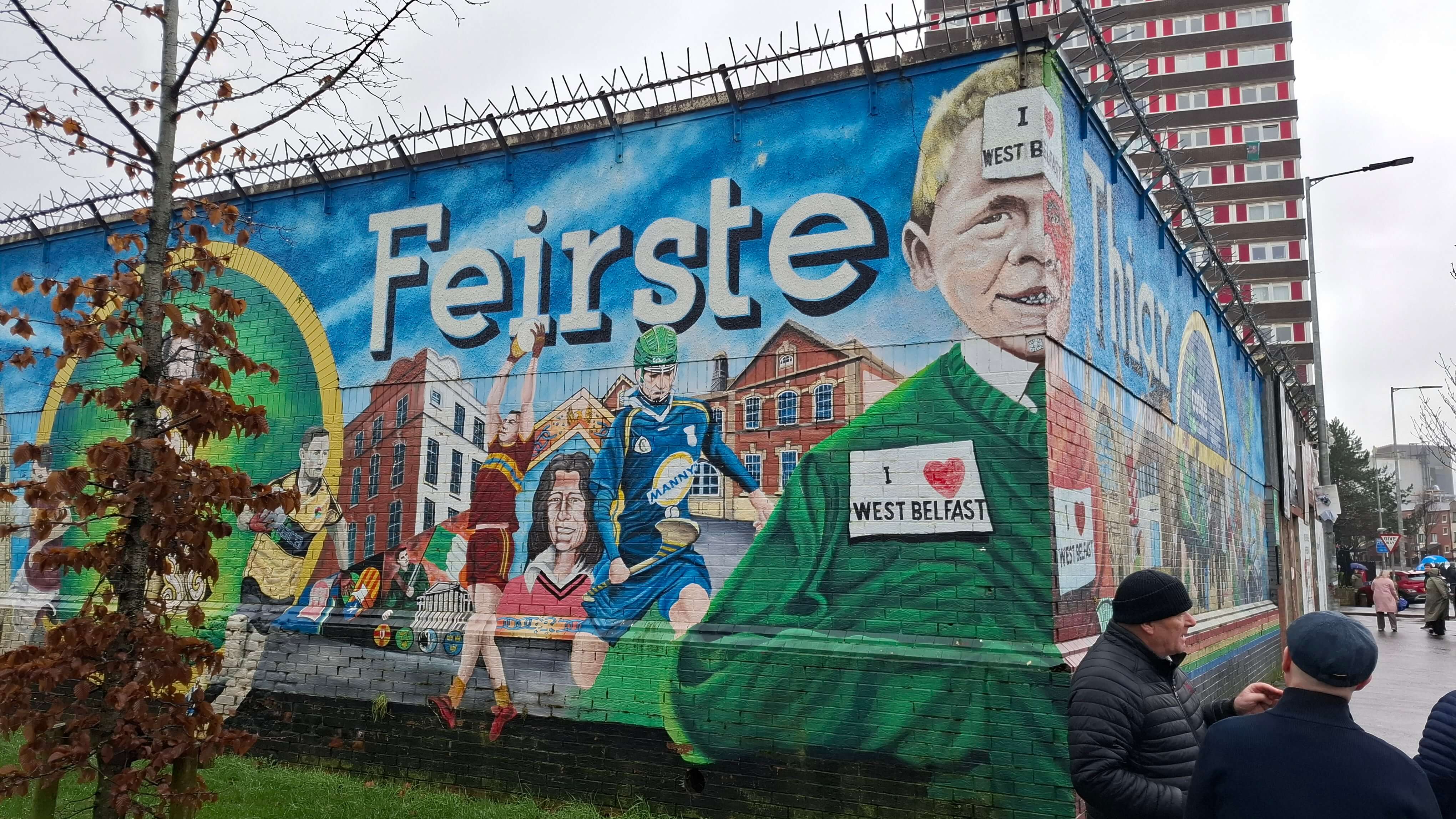 Feirste mural, West Belfast