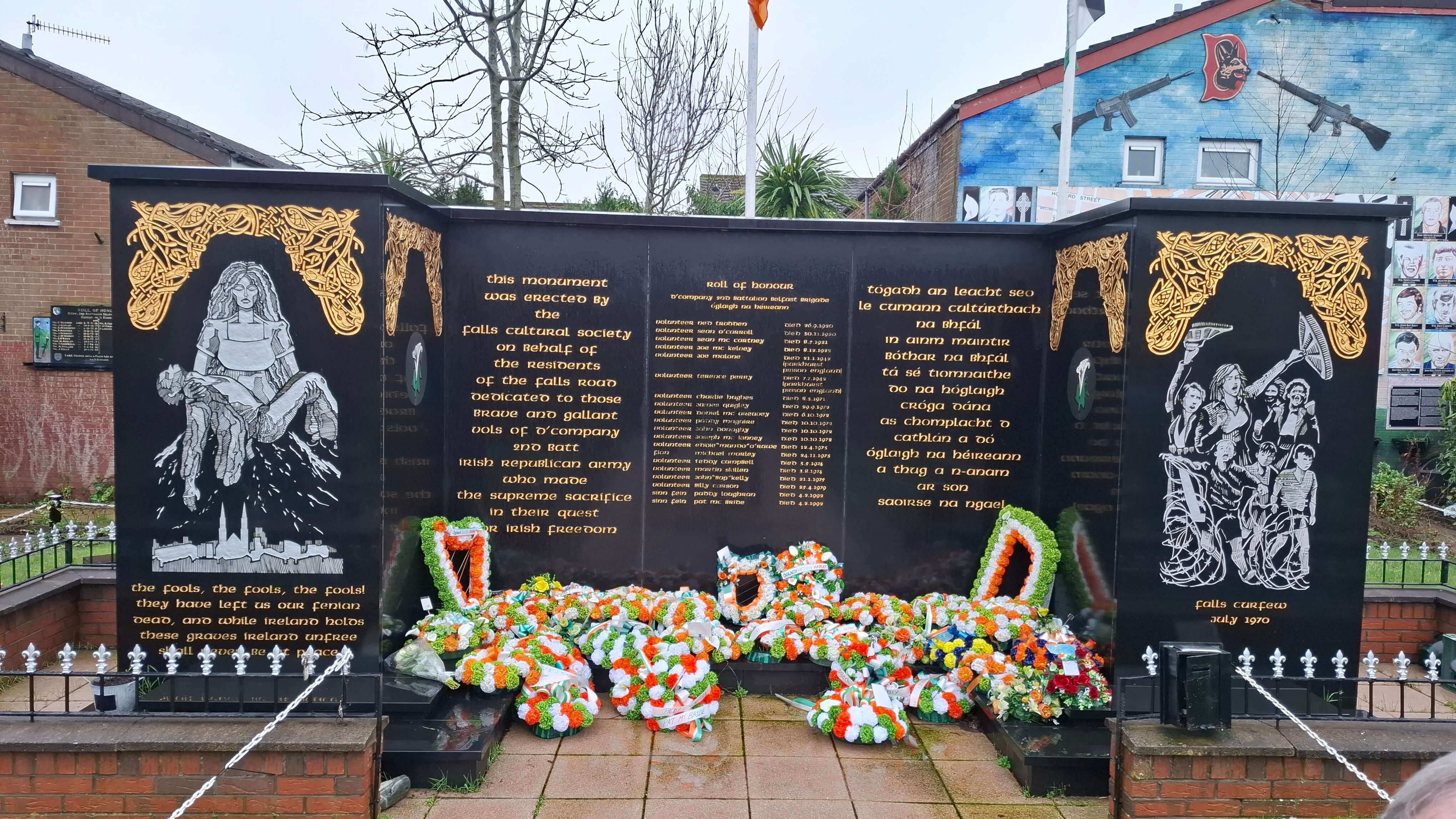 Falls Road IRA memorial