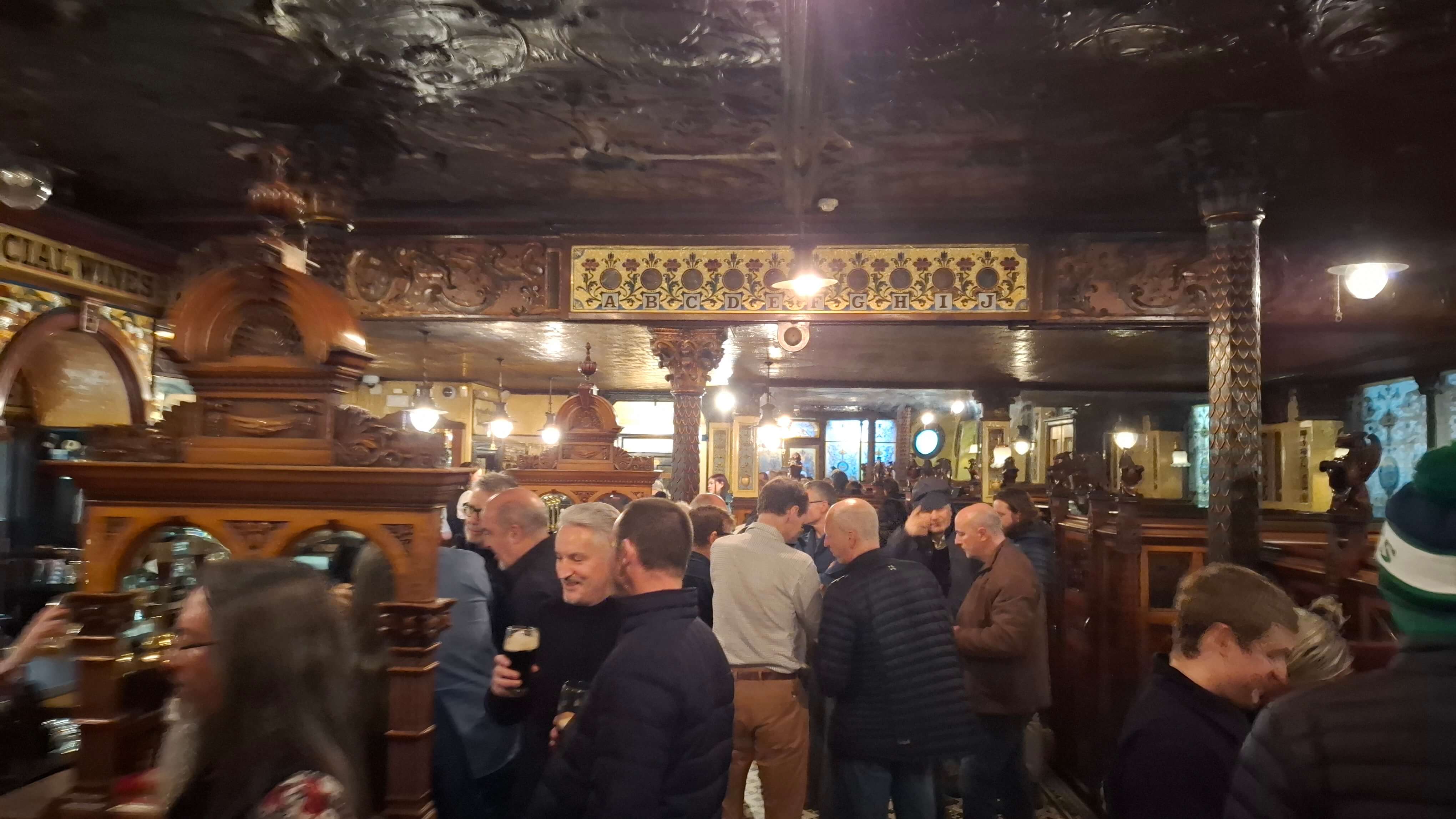 A pint at Maddens