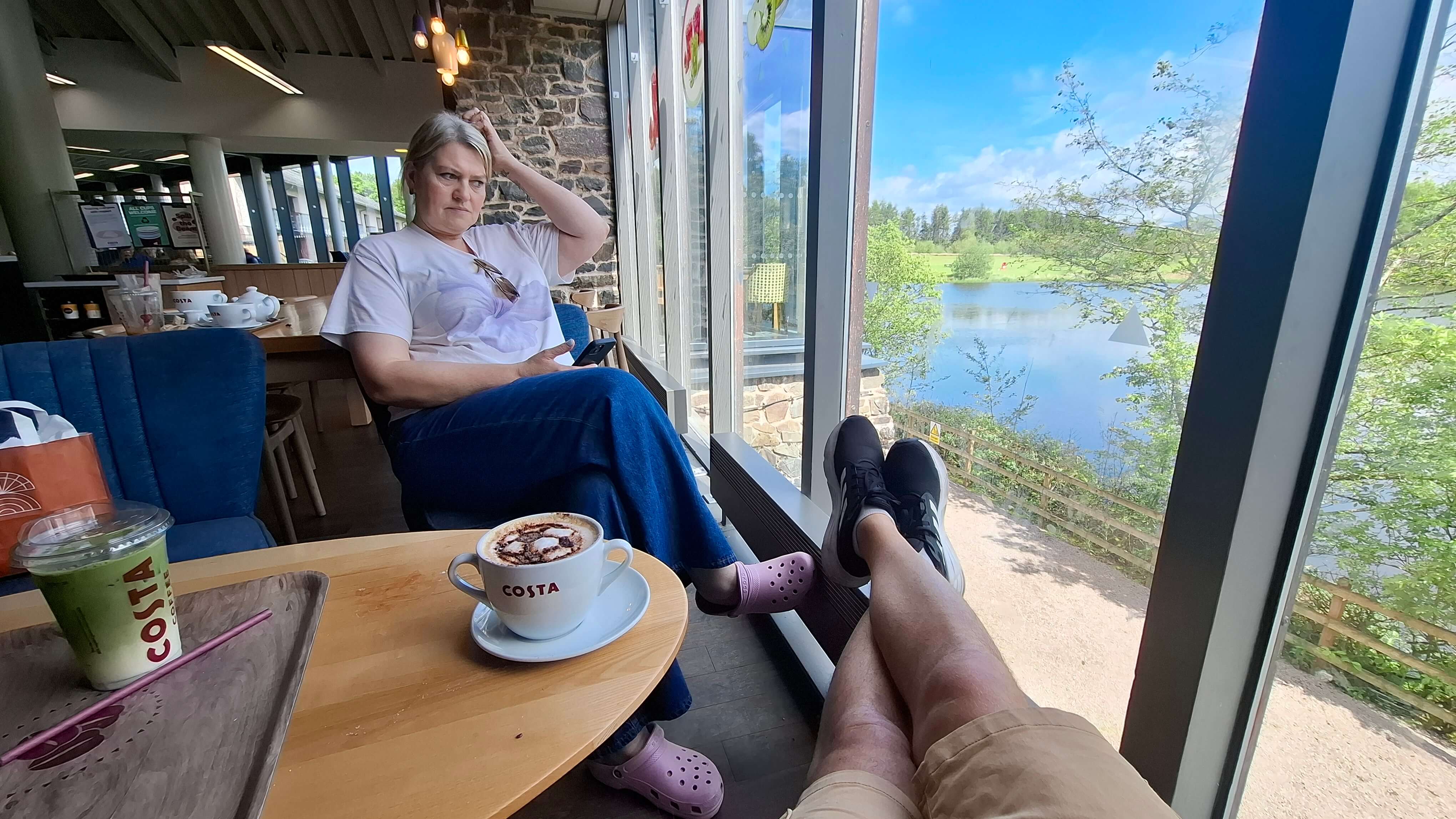 Coffee stop near Lockerbie