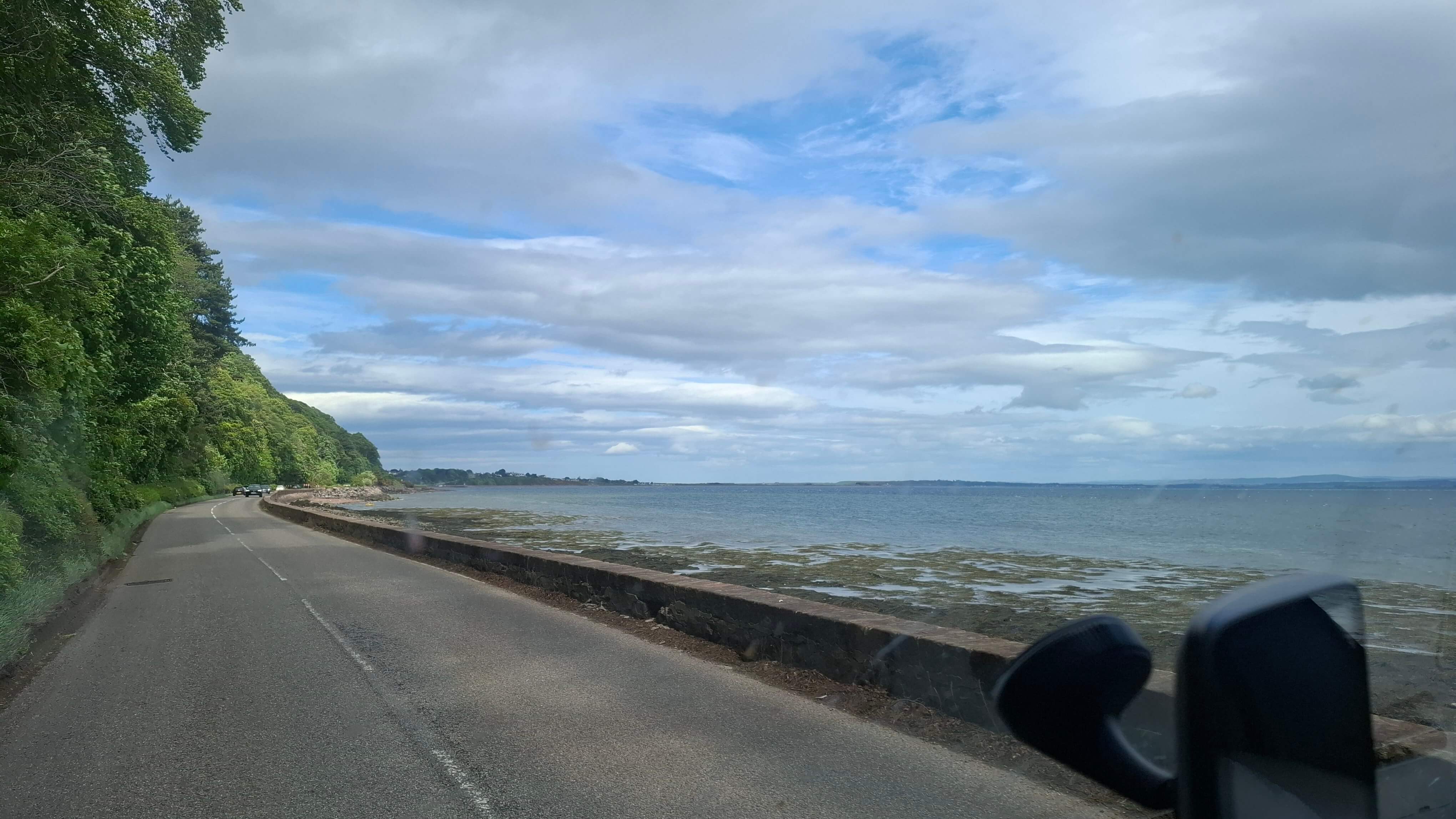 Settling in at Fortrose Bay Campsite