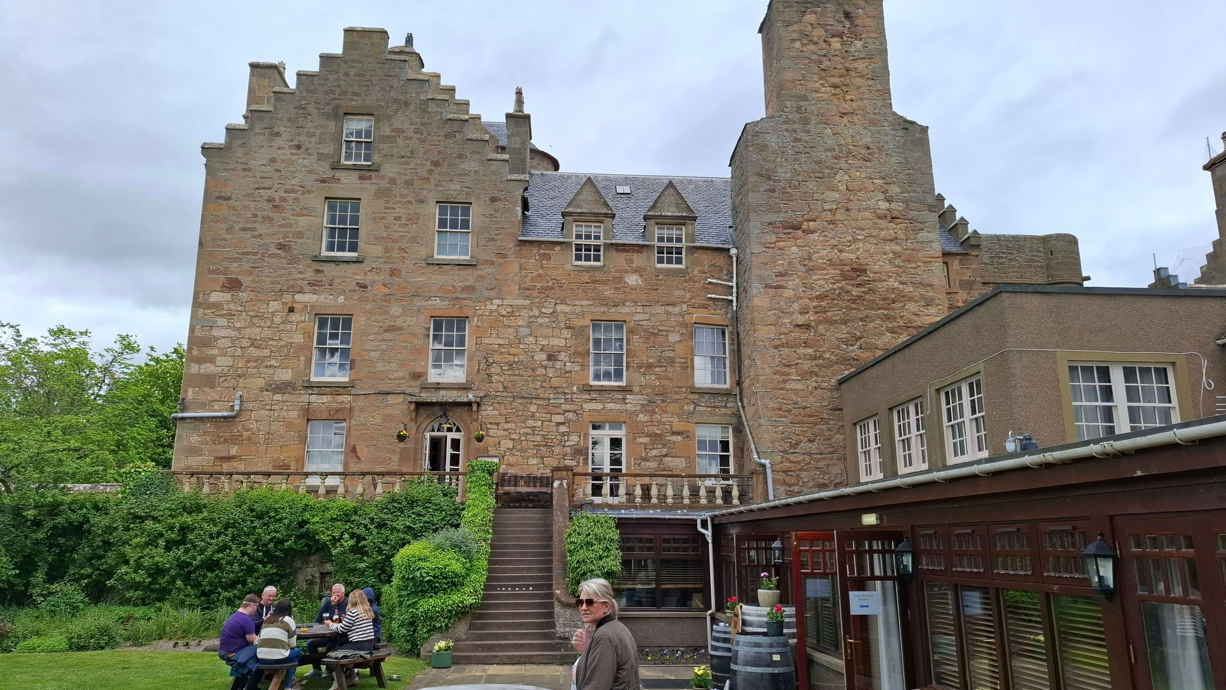 The castle gardens