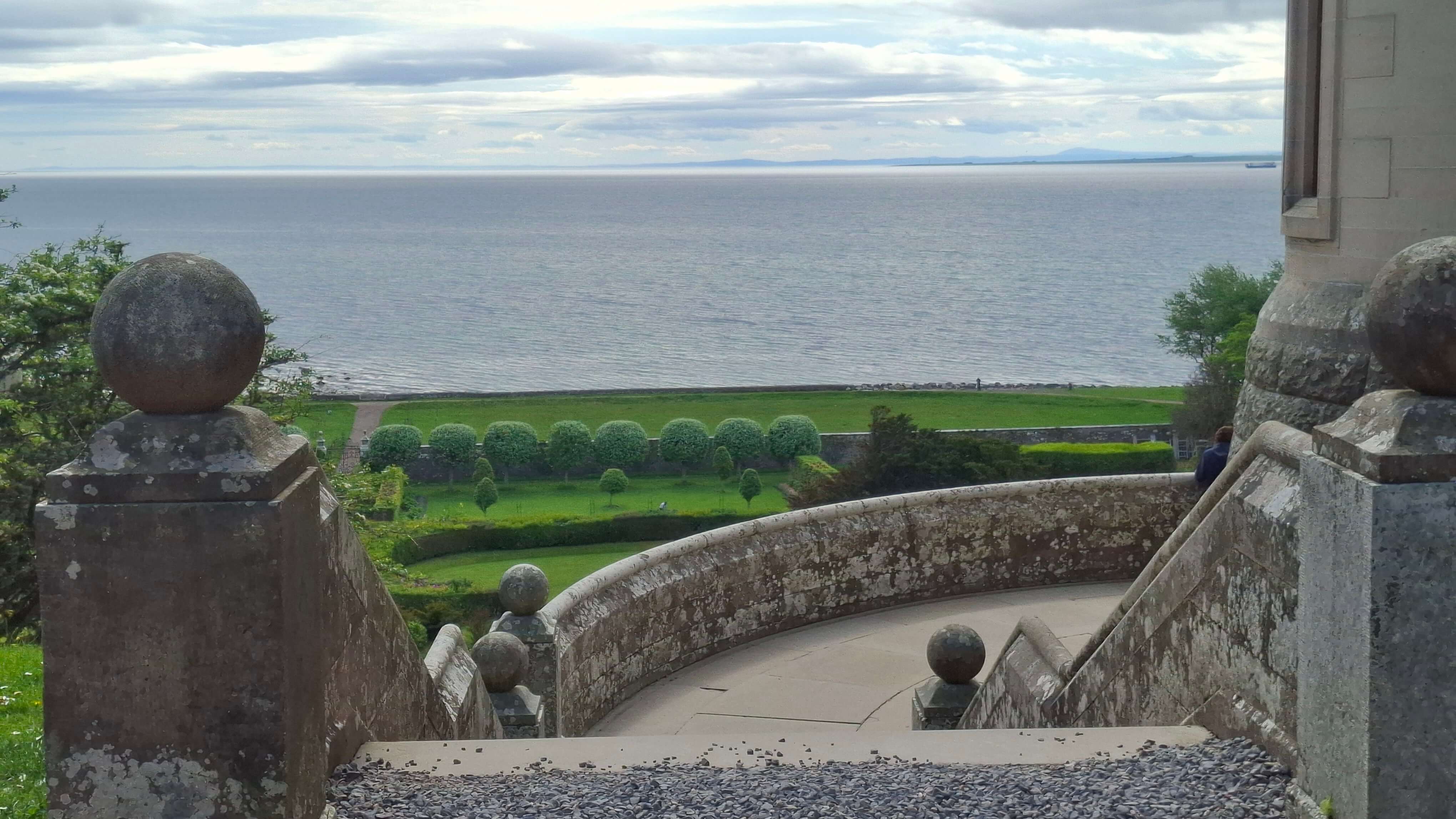 Dunrobin Castle from a distance