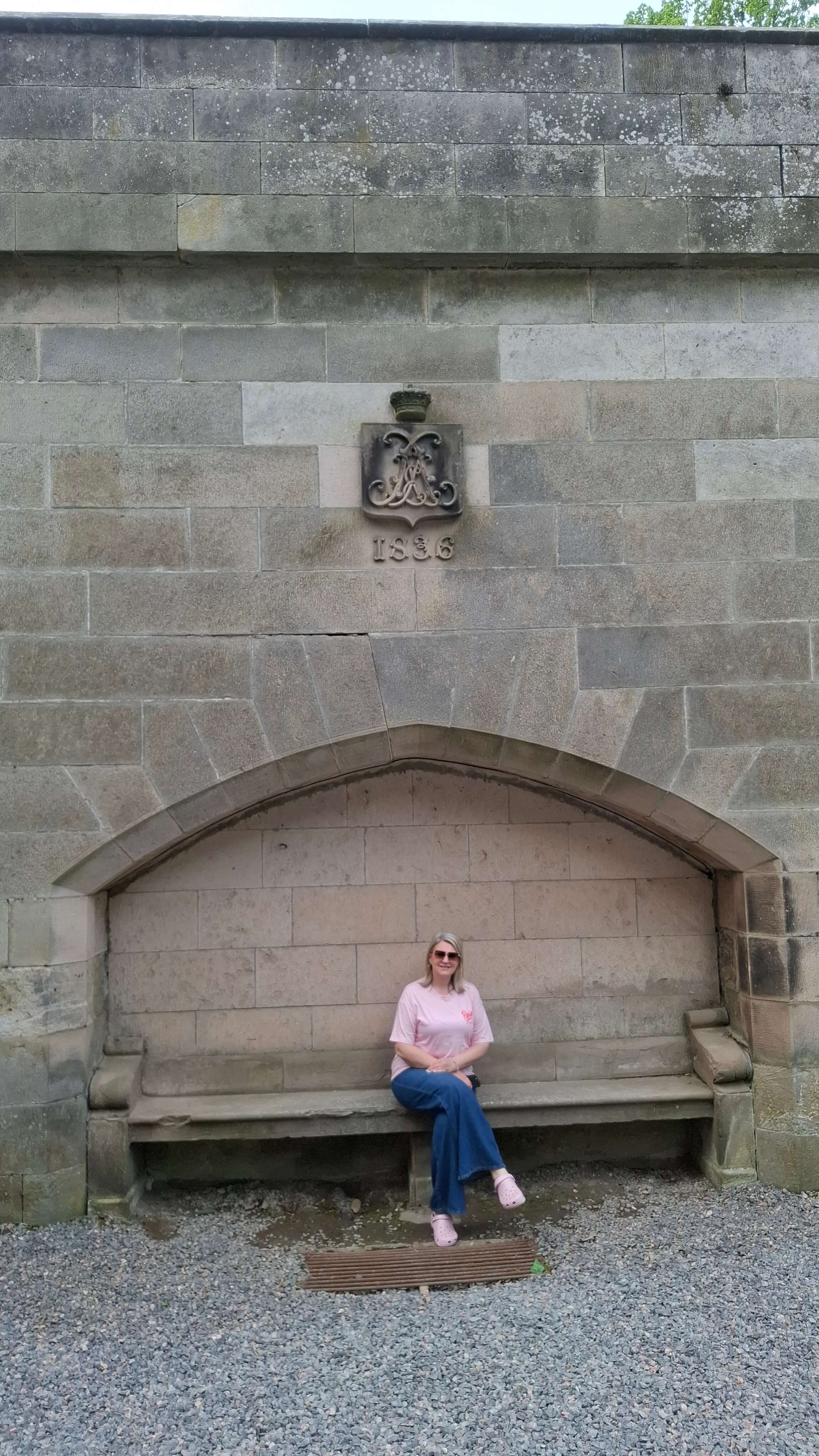 Wandering the castle grounds