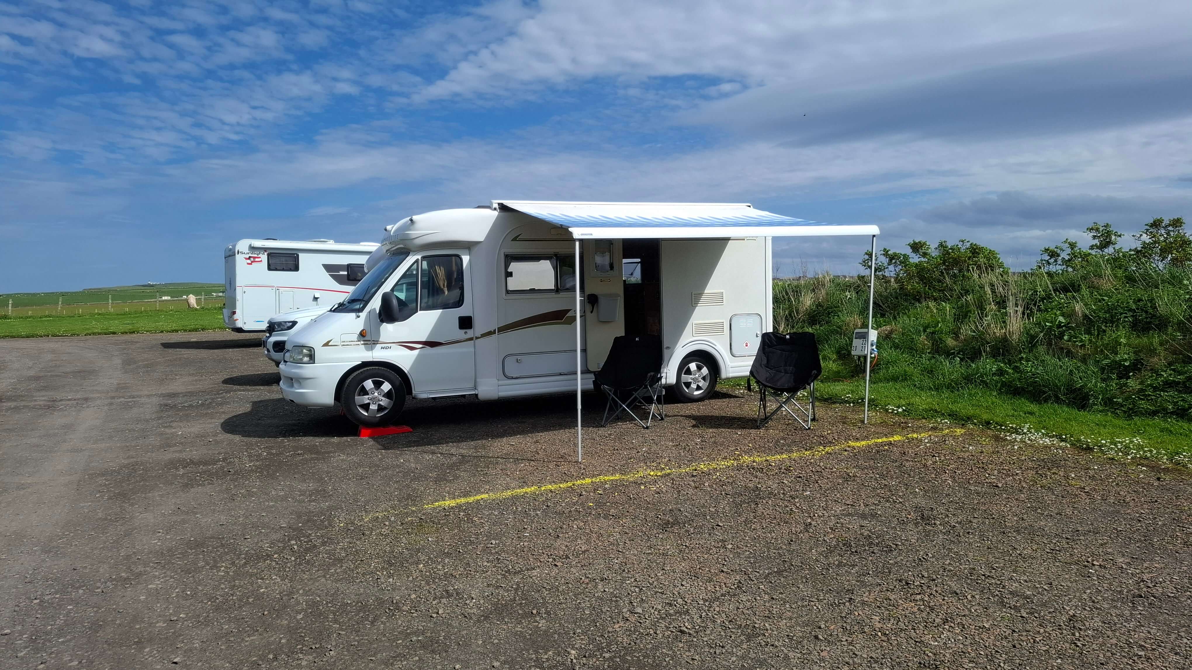 Settling into John O&rsquo;Groats Campsite