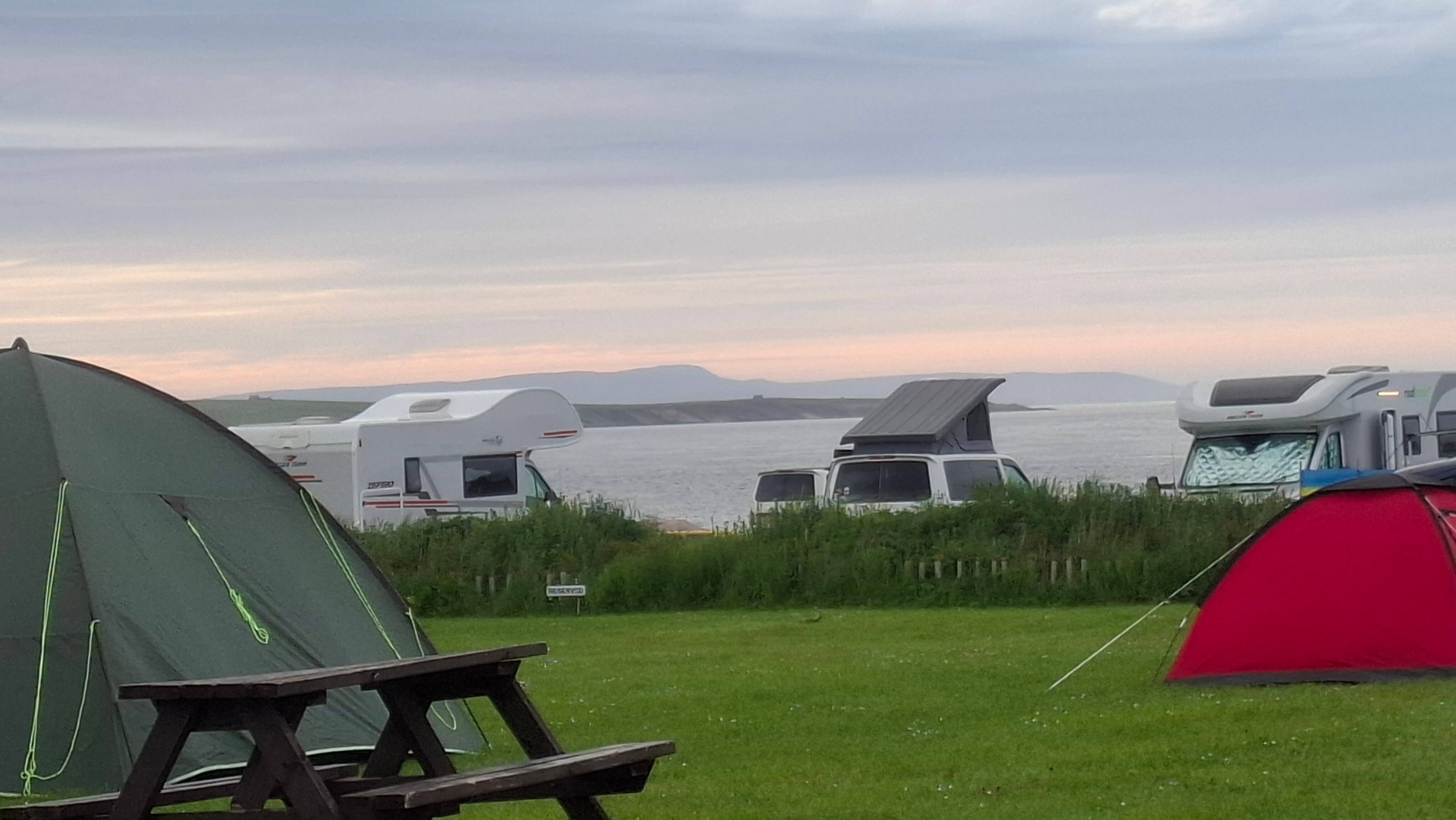 The colours of the John O&rsquo;Groats sunset