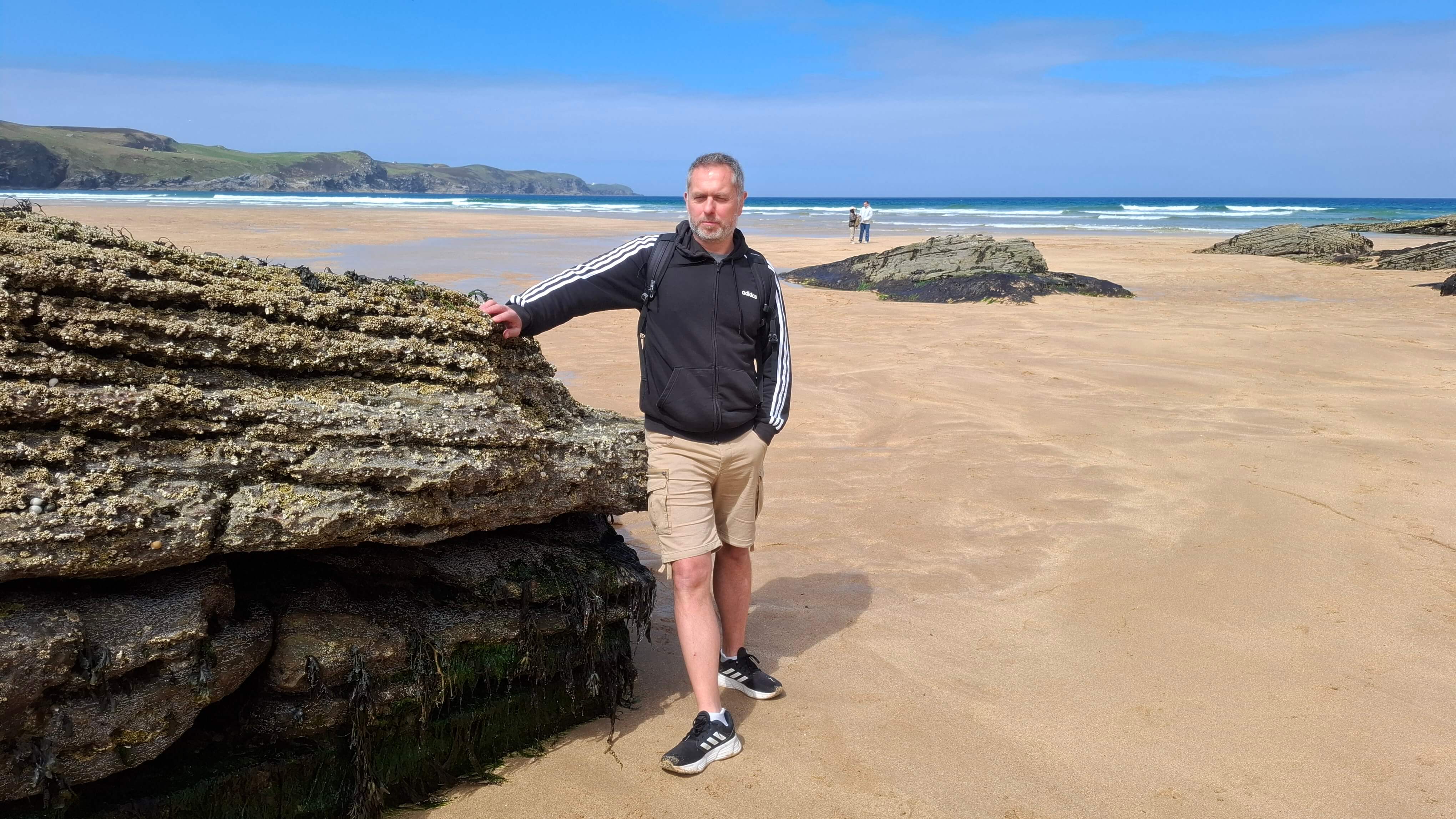 Golden sand at Strathy Beach