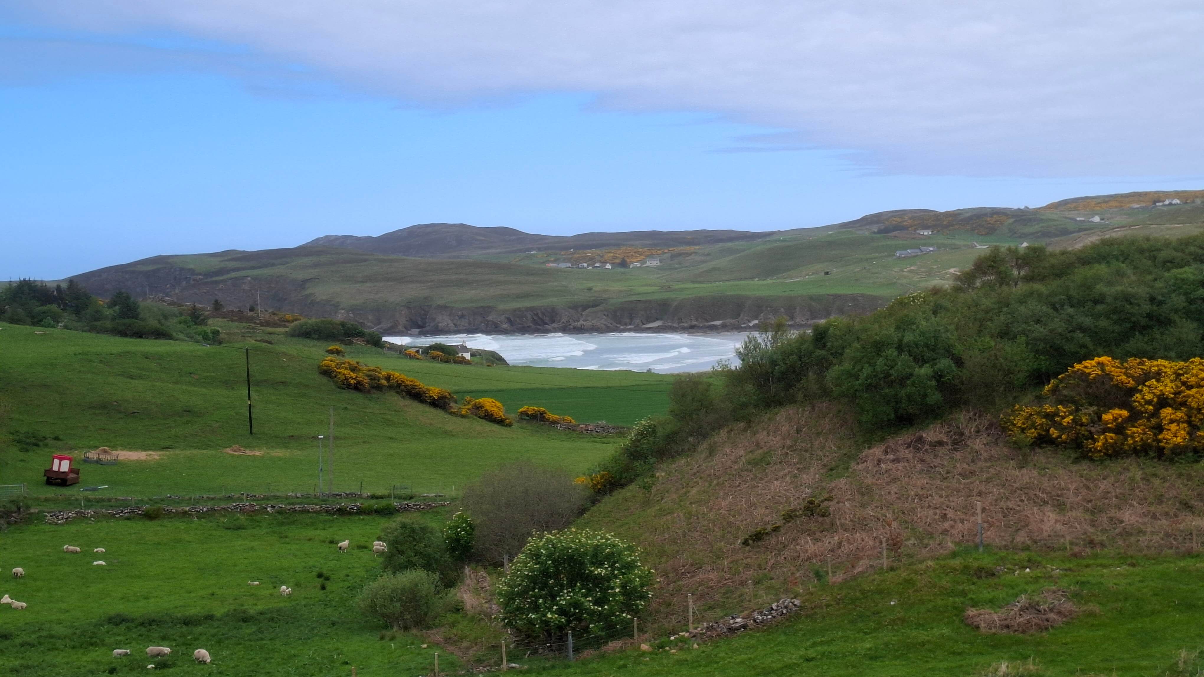 Arriving at Craigdu Campsite