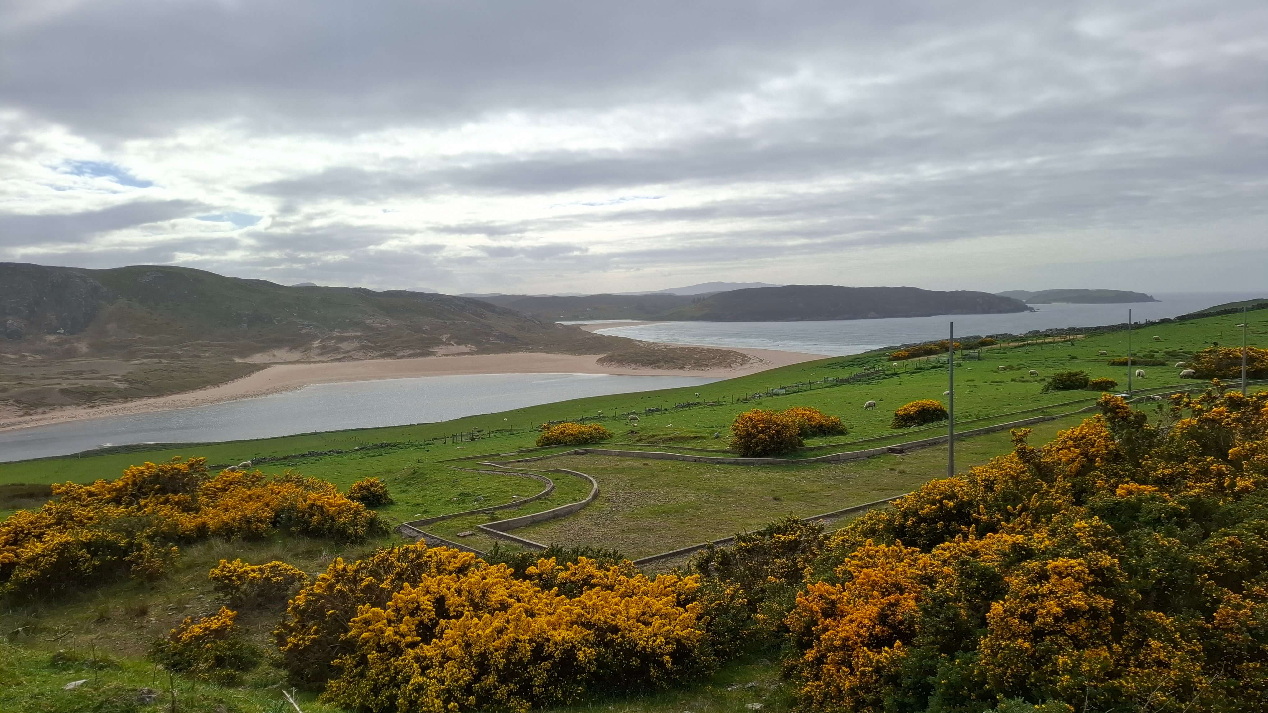 Panoramic views across the coastline