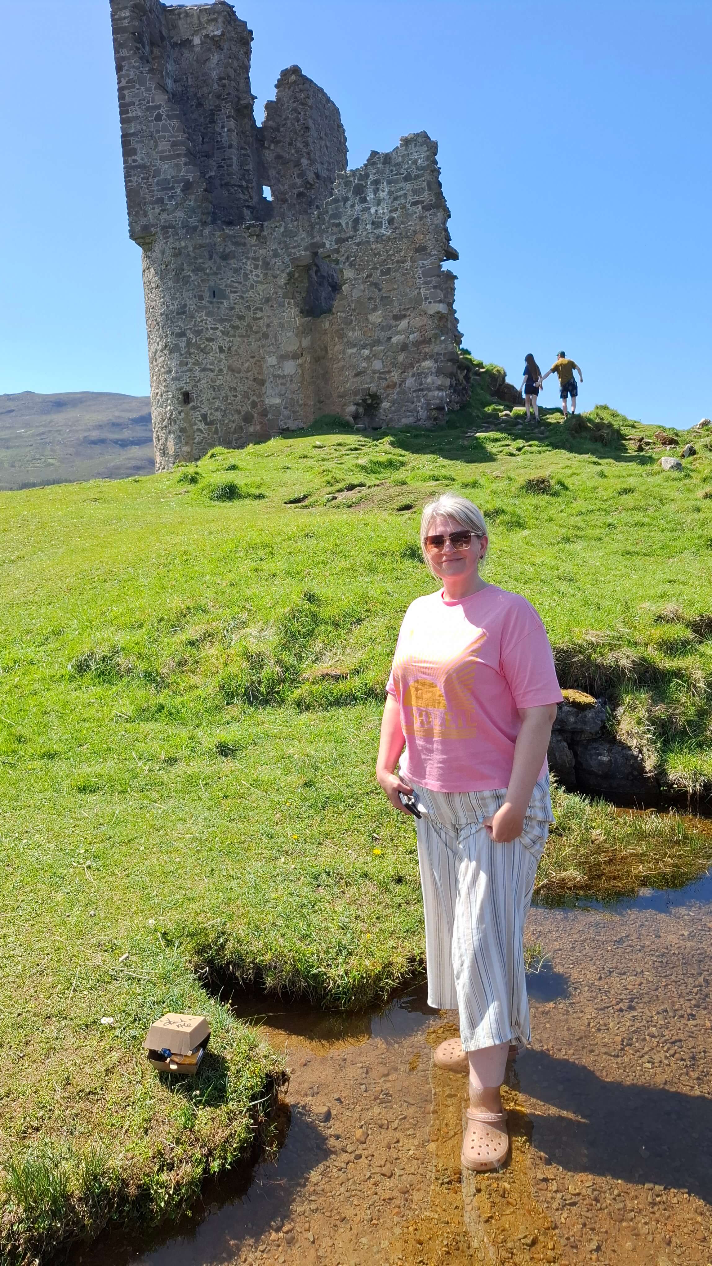 Ardvreck Castle from above