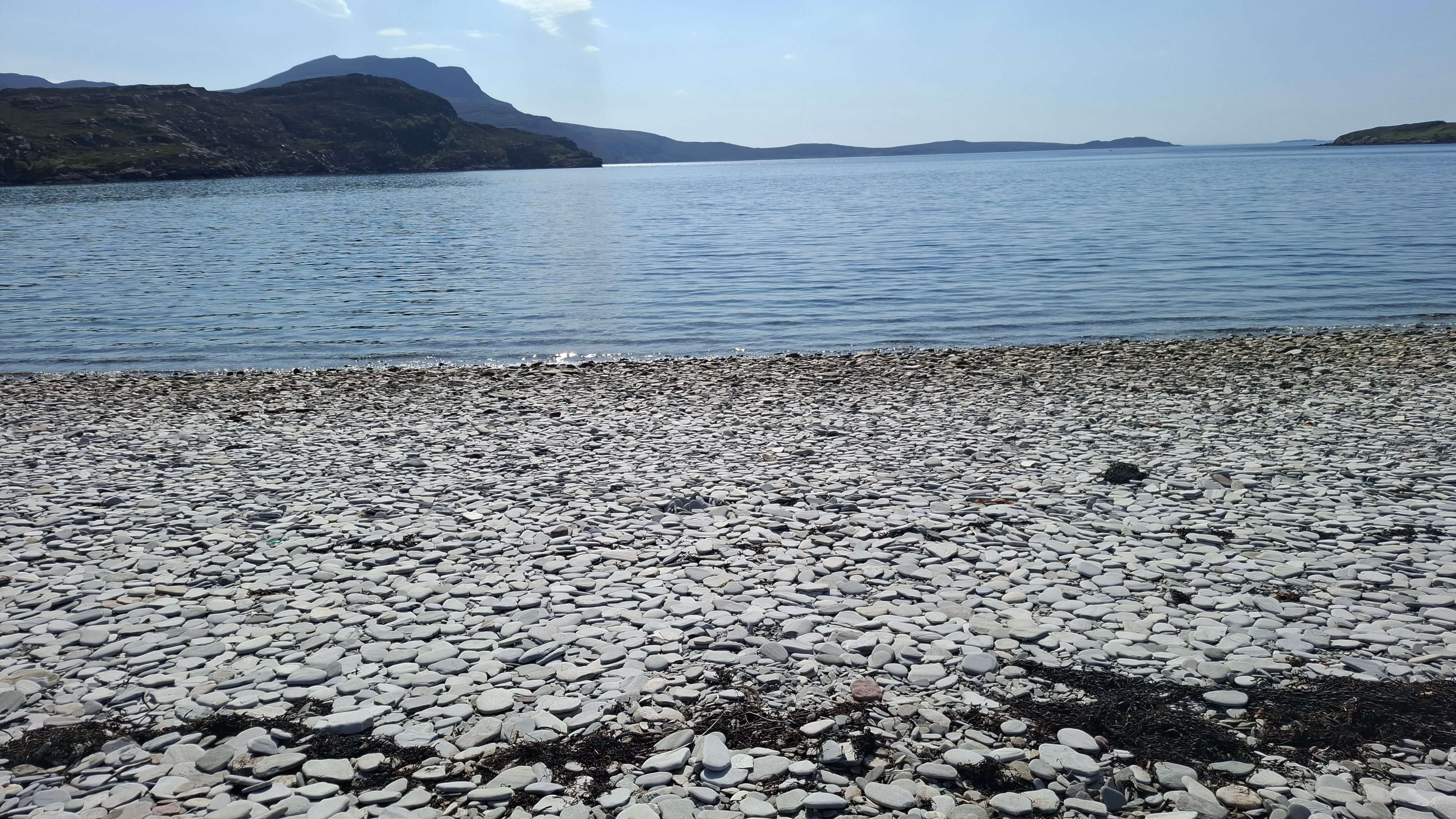 Arriving at Ardmair Point