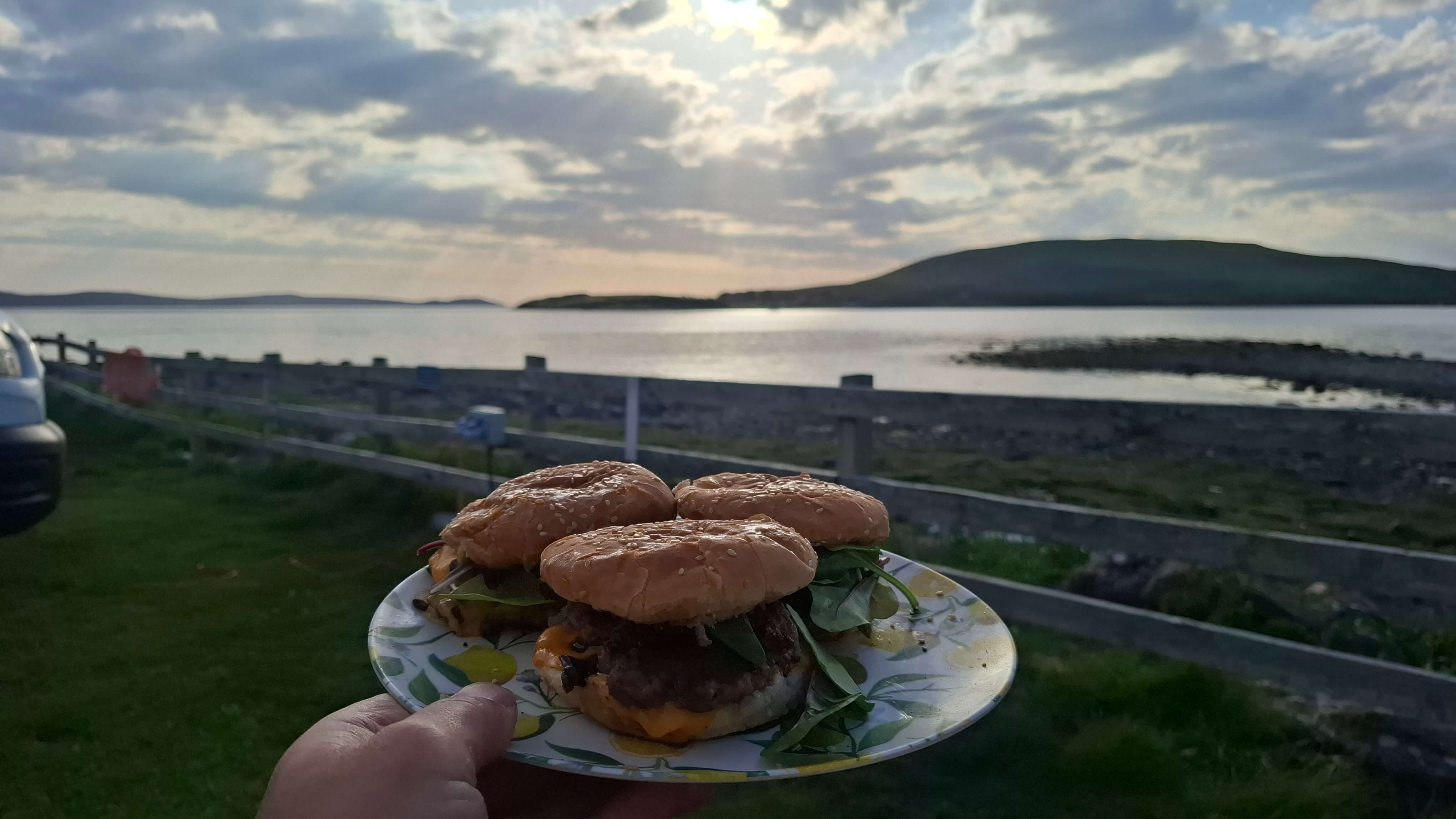 Evening ales at Ardmair Point
