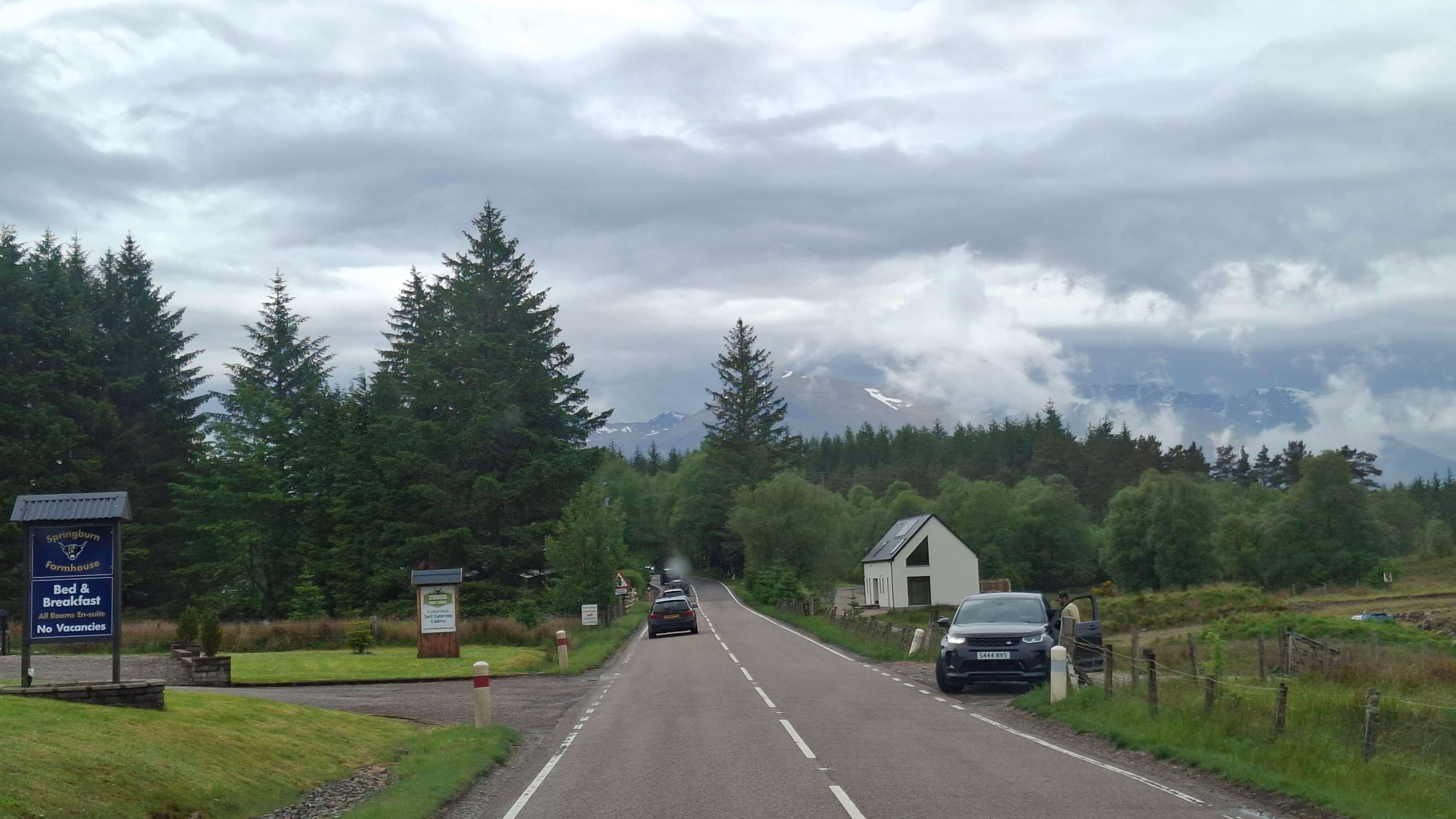 Coffee stop in Glencoe village