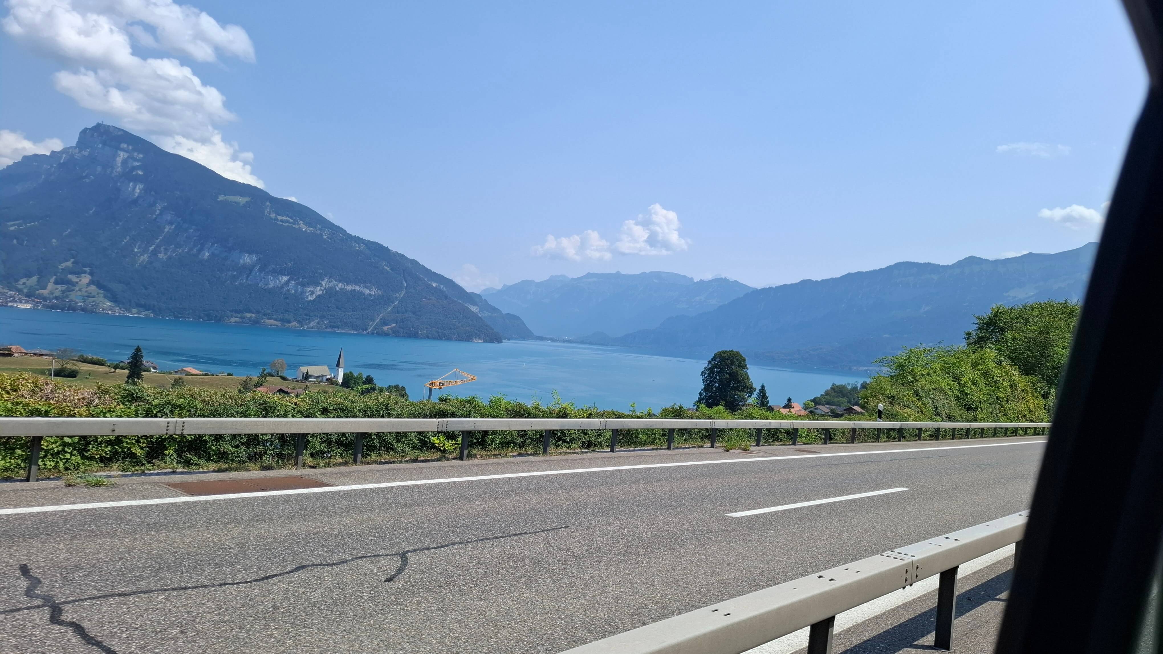 First view of Lake Thunersee