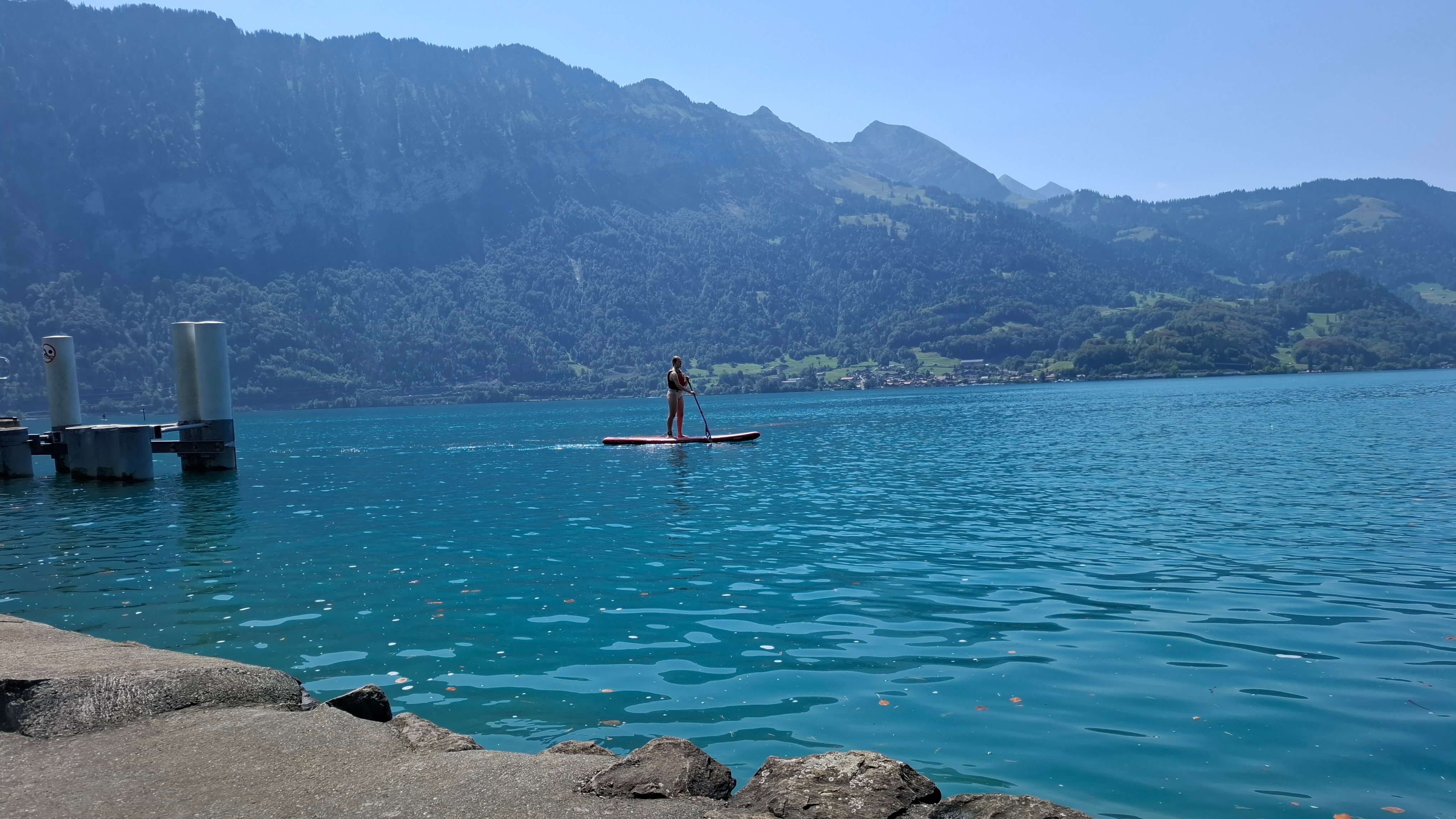 Lake Thun crystal clear waters