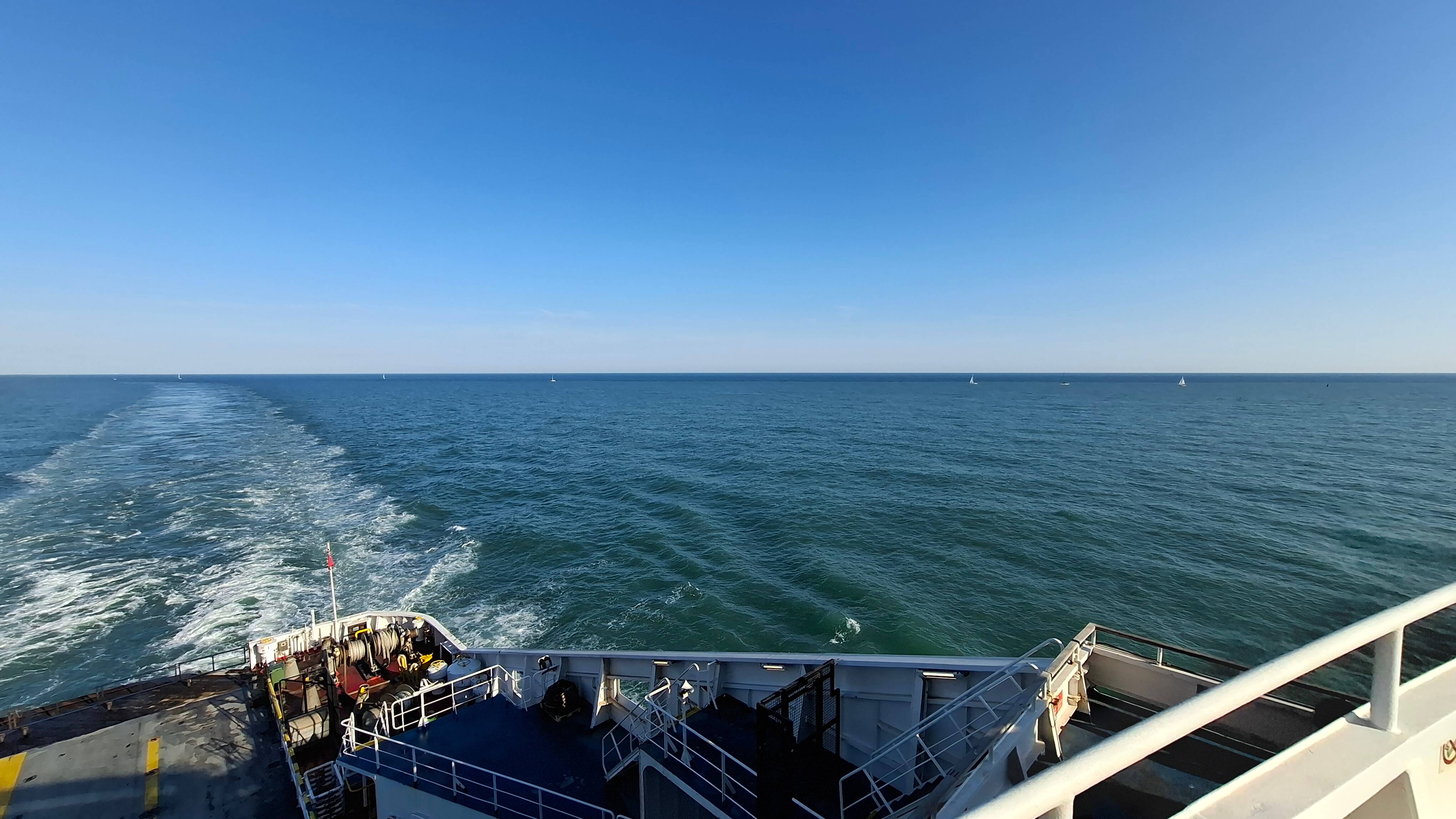 Bright morning approaching France
