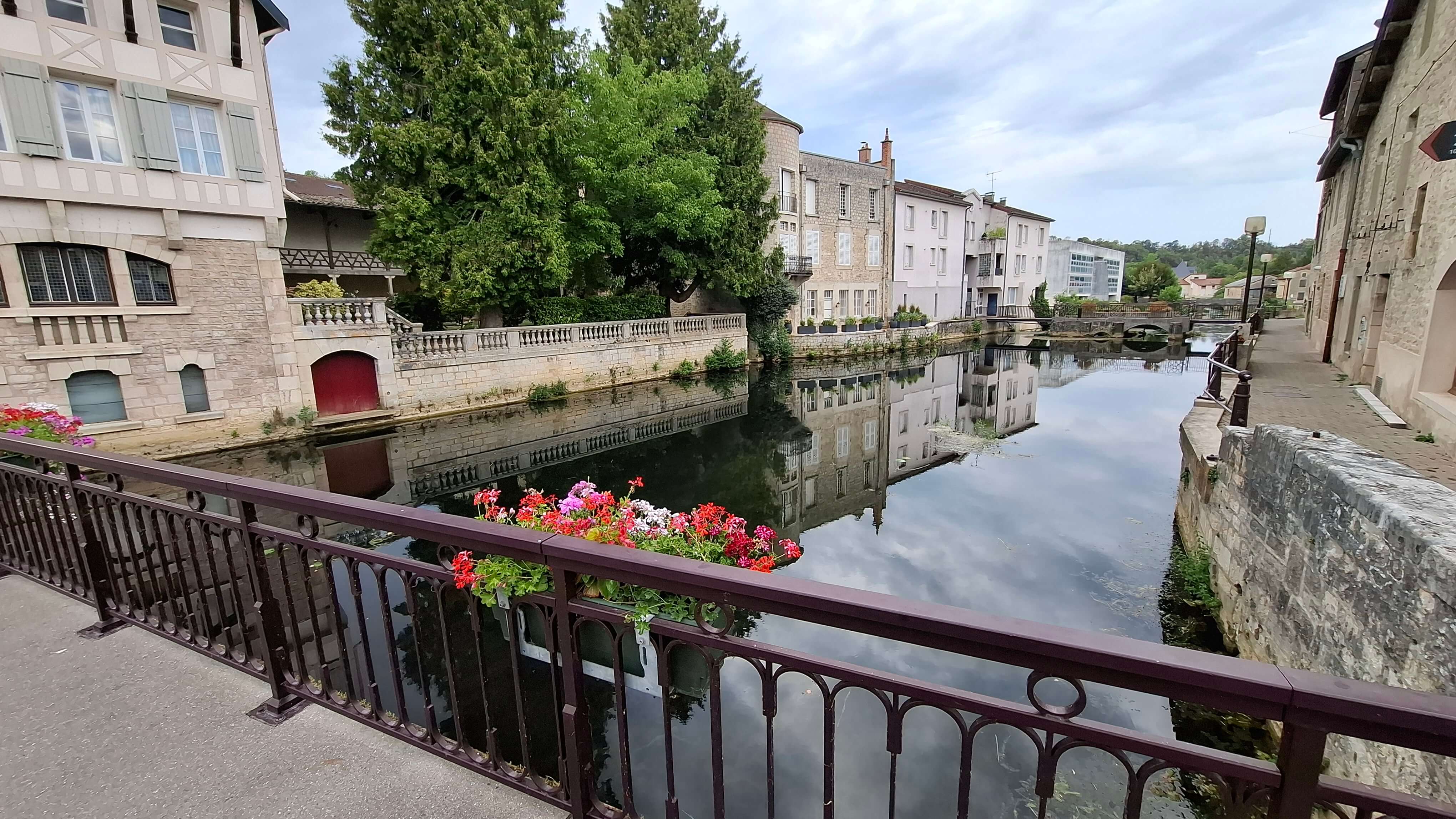 The canal running through the centre of Joinville
