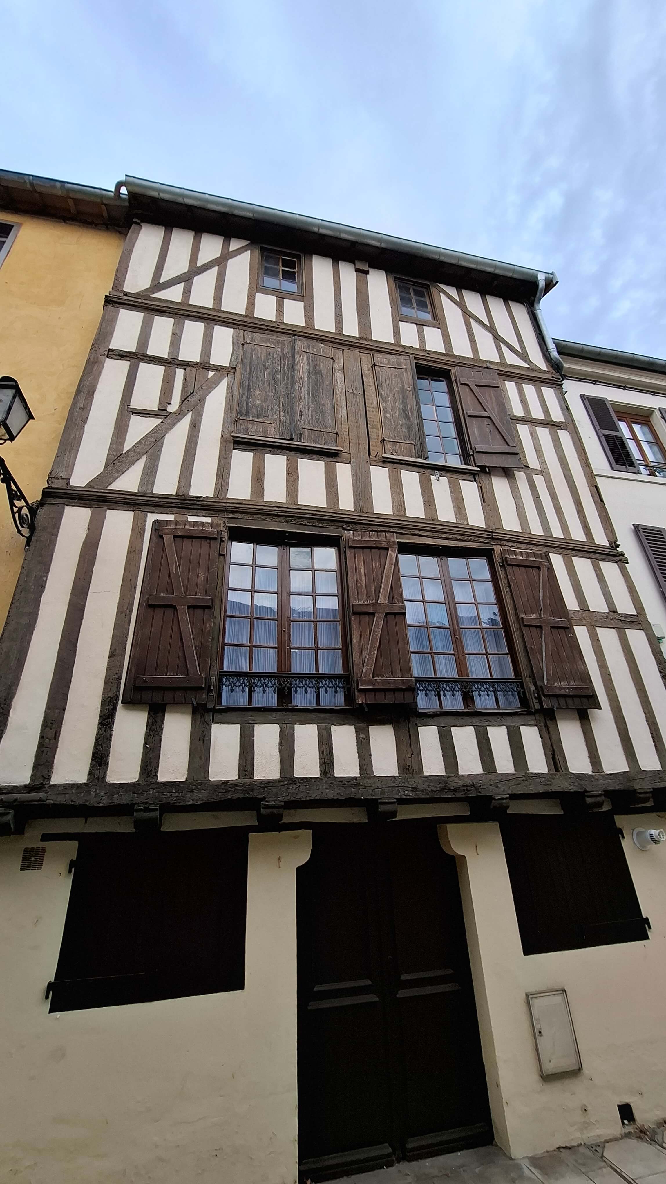 A beautifully preserved timber-framed building