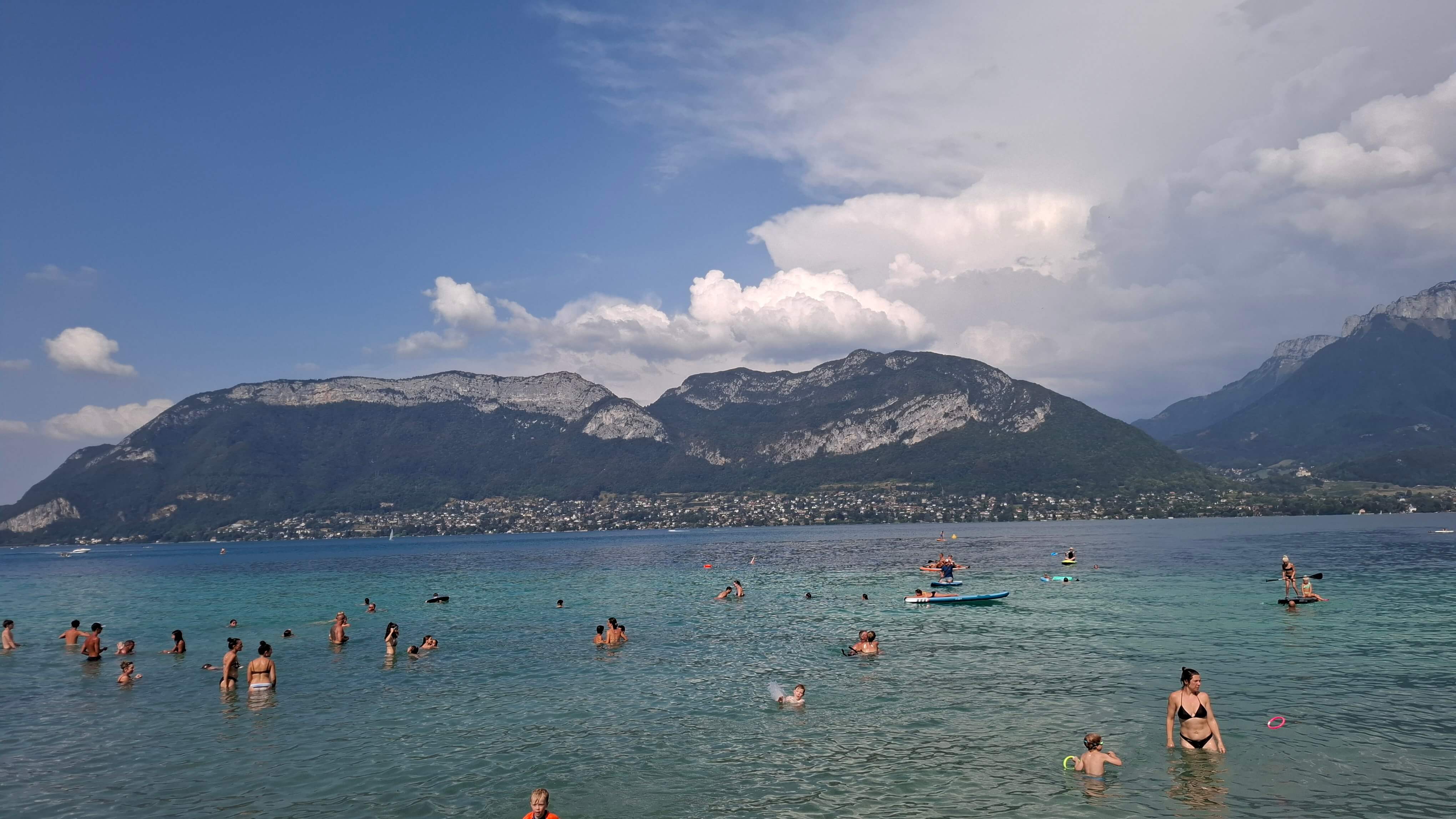 Diving into Lake Annecy