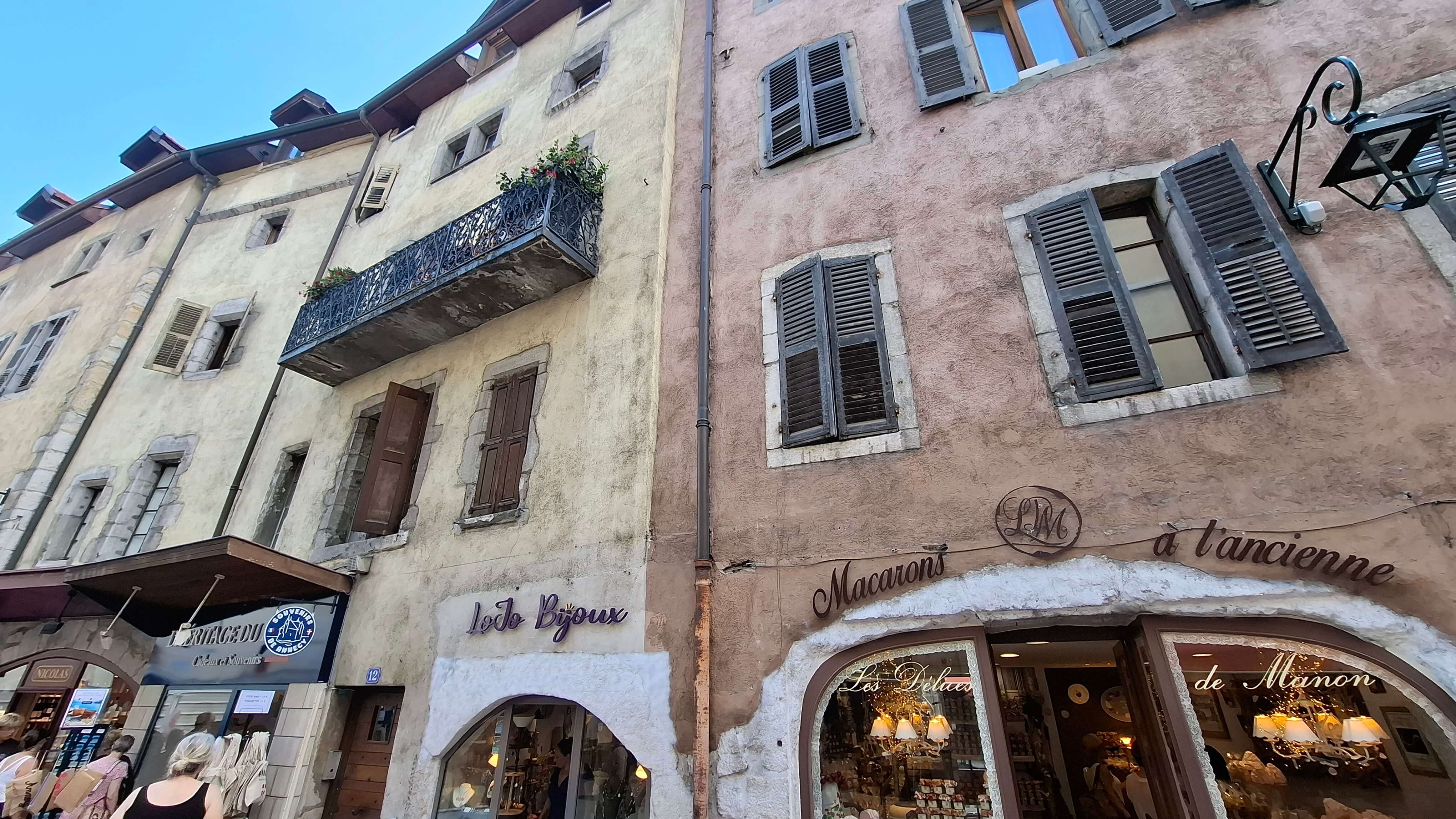 A macaron shop in the old town