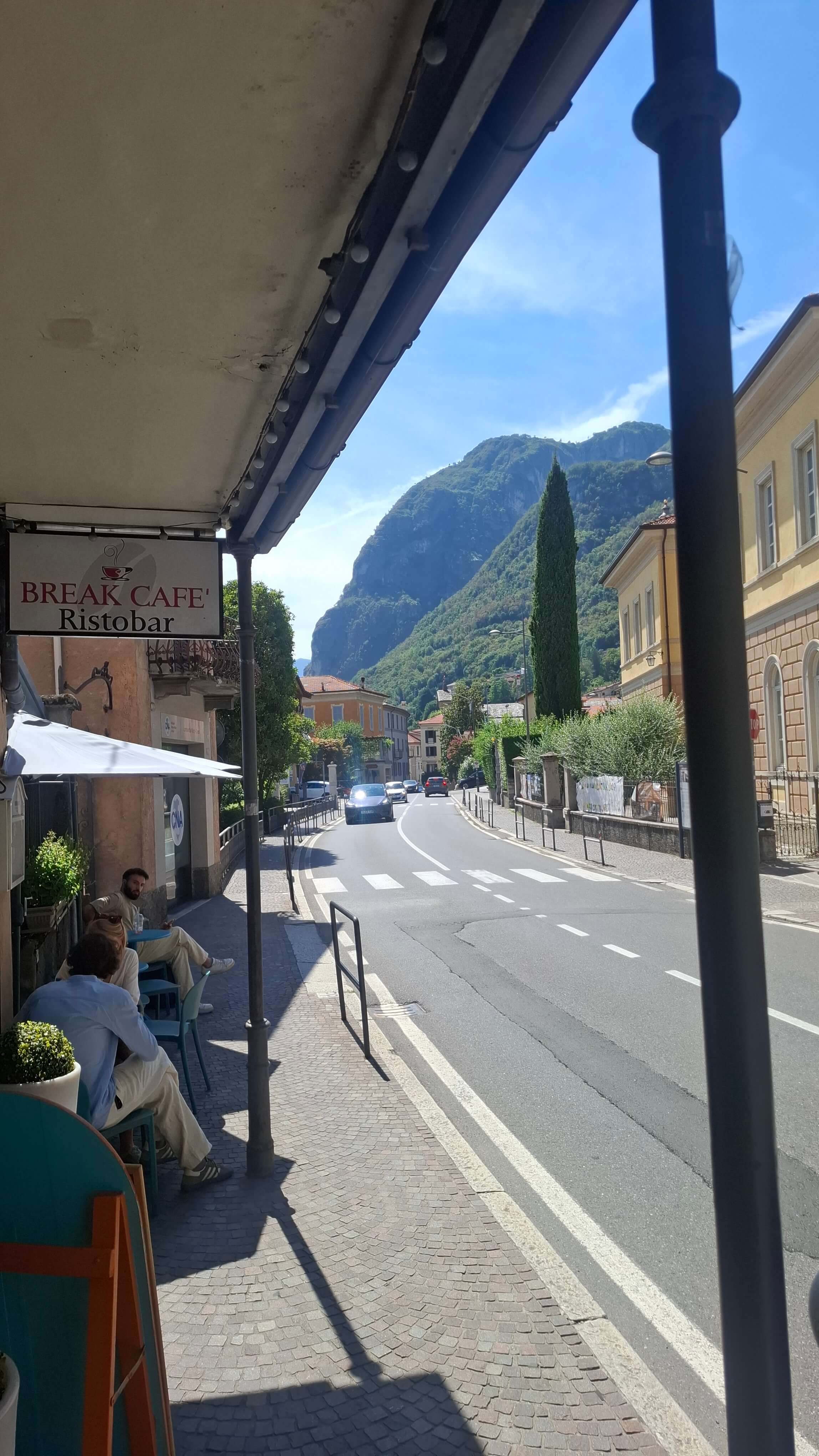 Arriving in Menaggio
