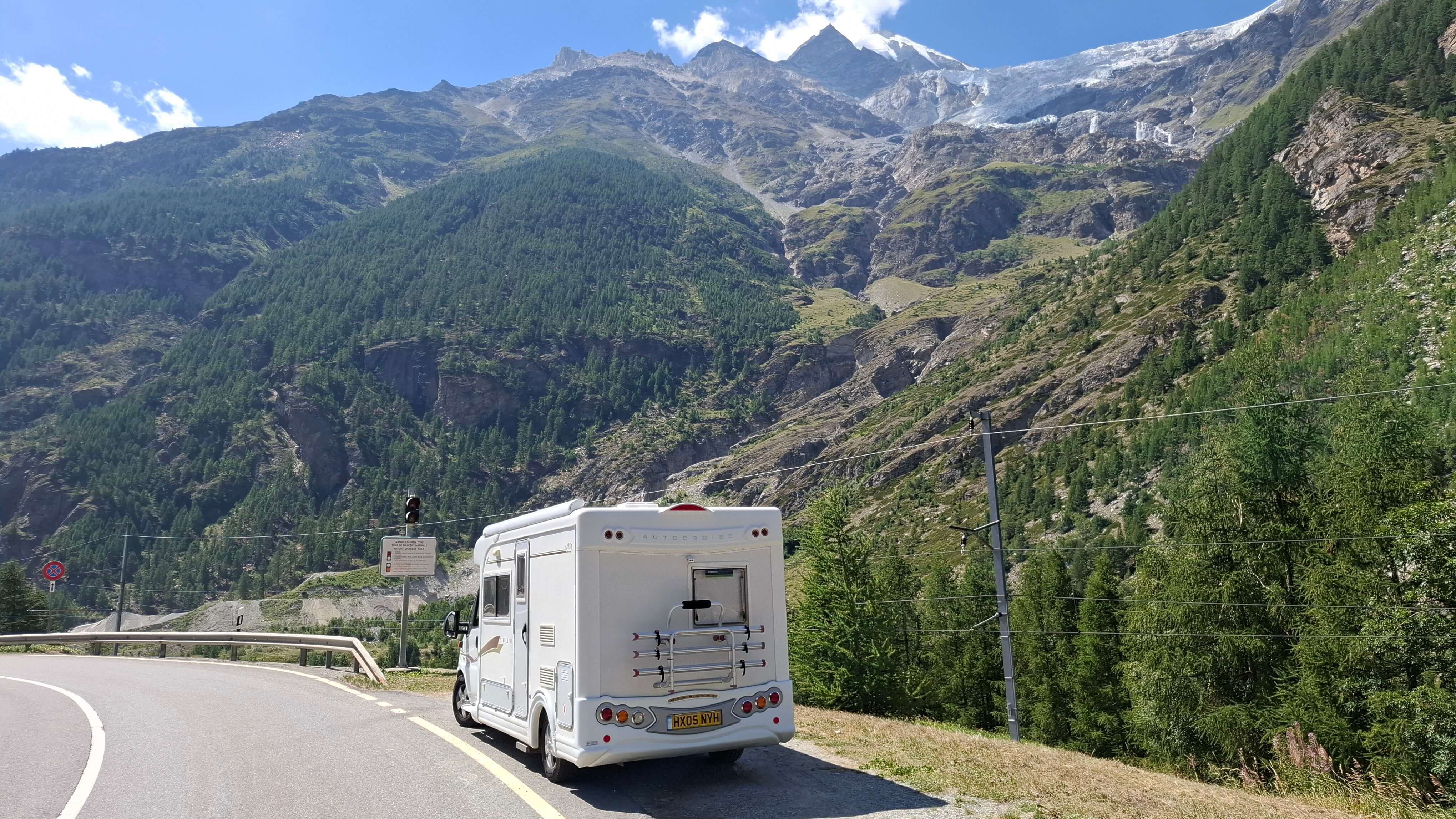 Alpine scenery along the way