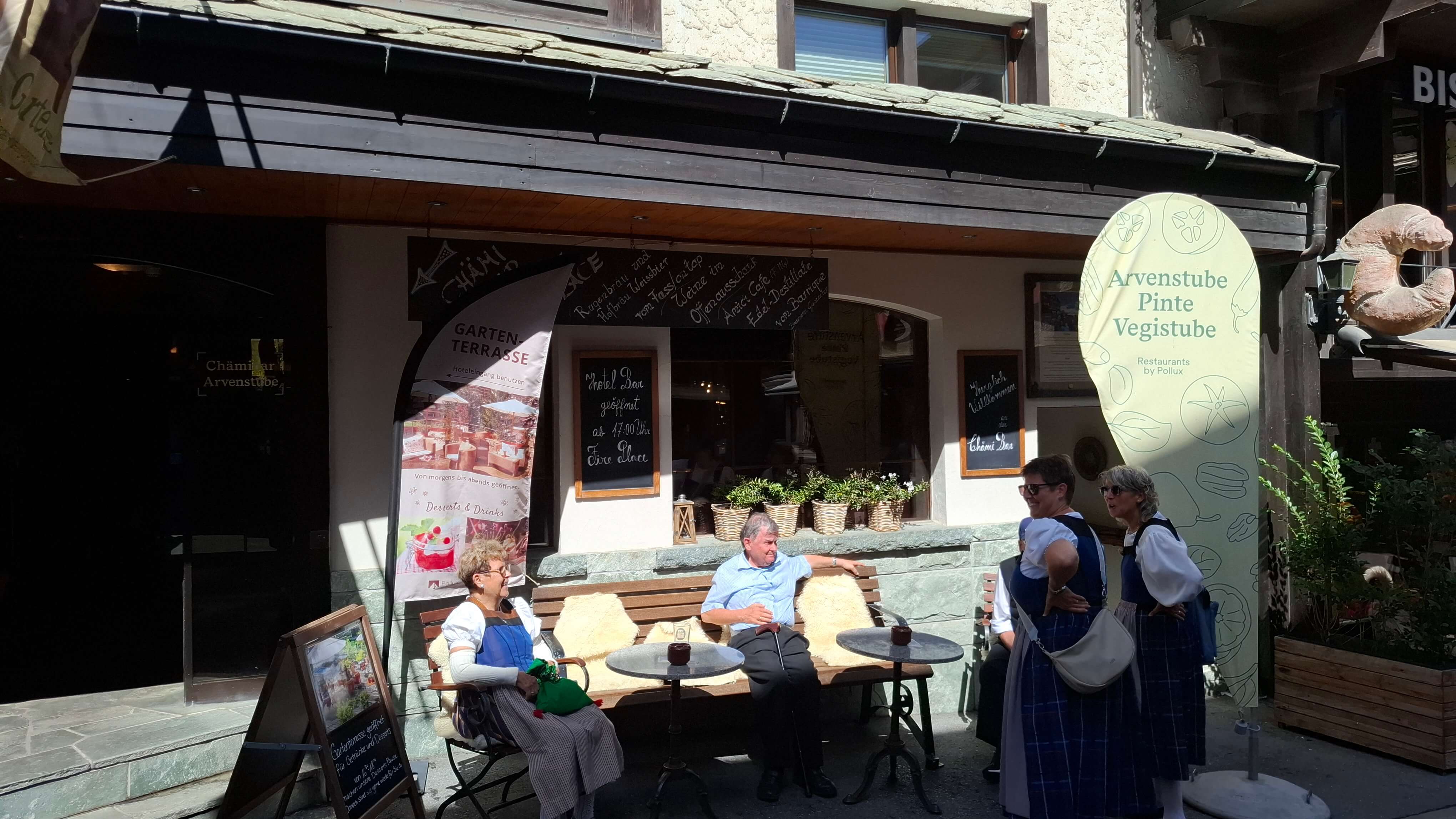Walking around Zermatt town