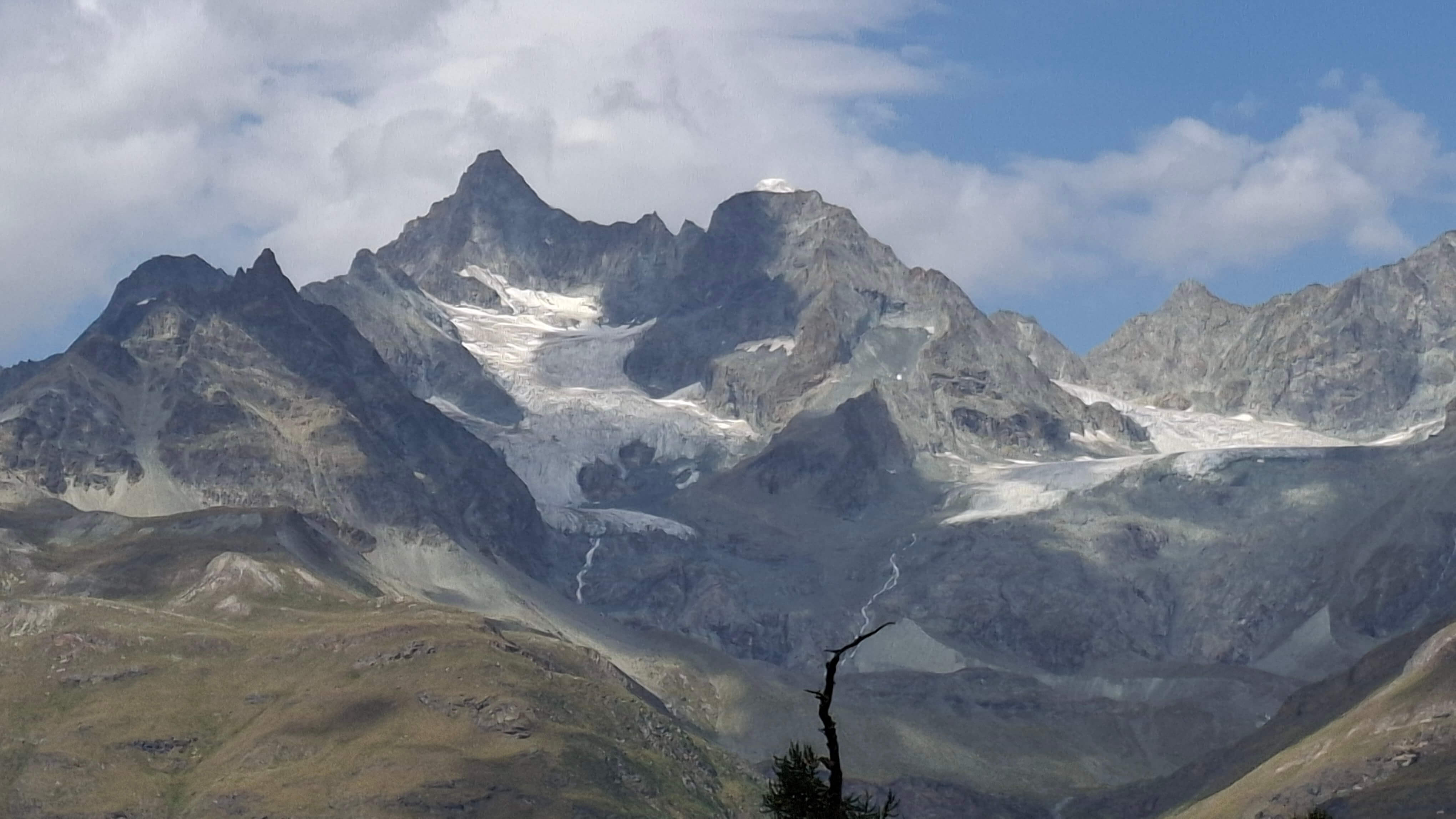 Close up of alpine terrain