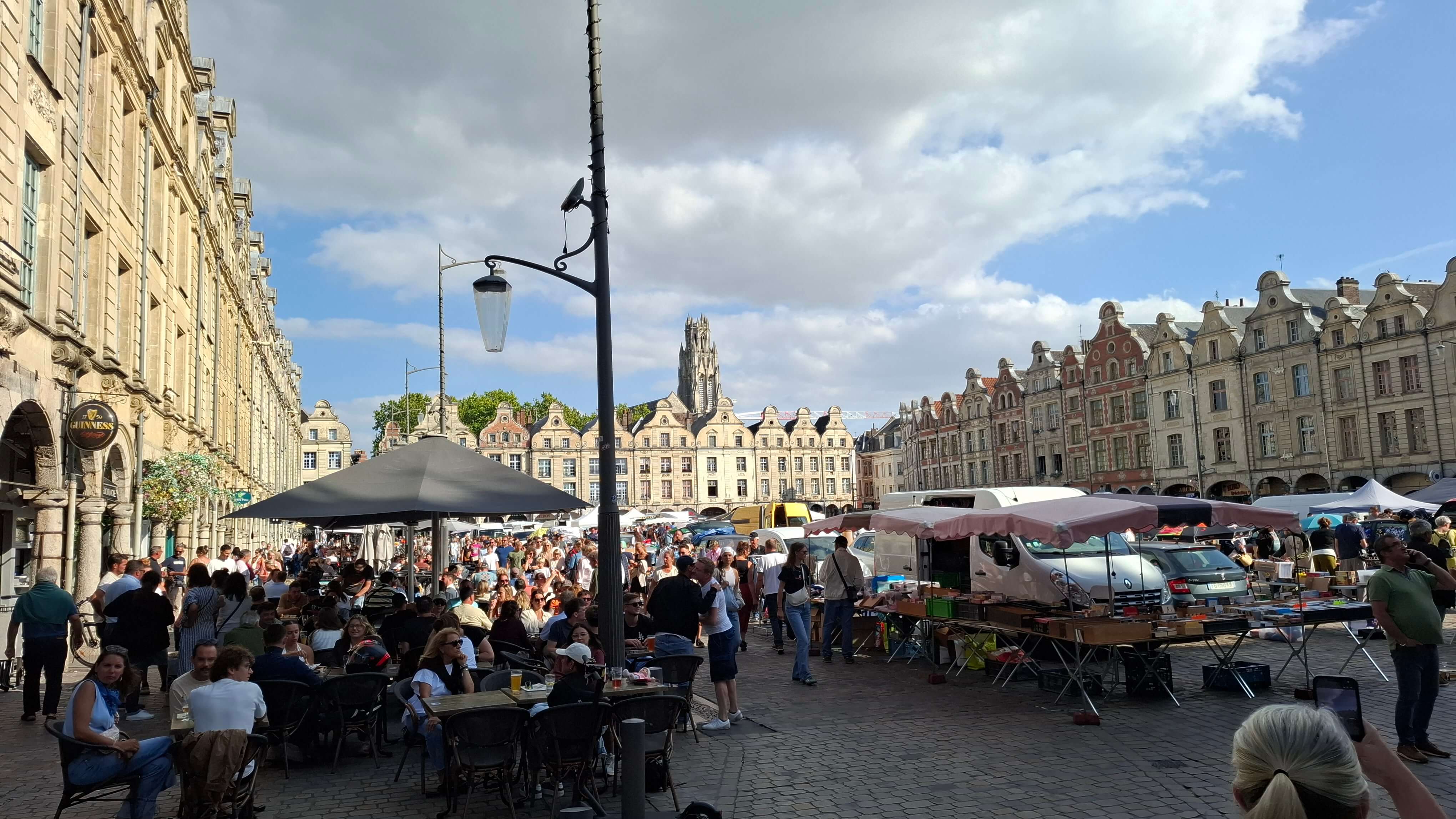 Historic Gothic architecture in Arras