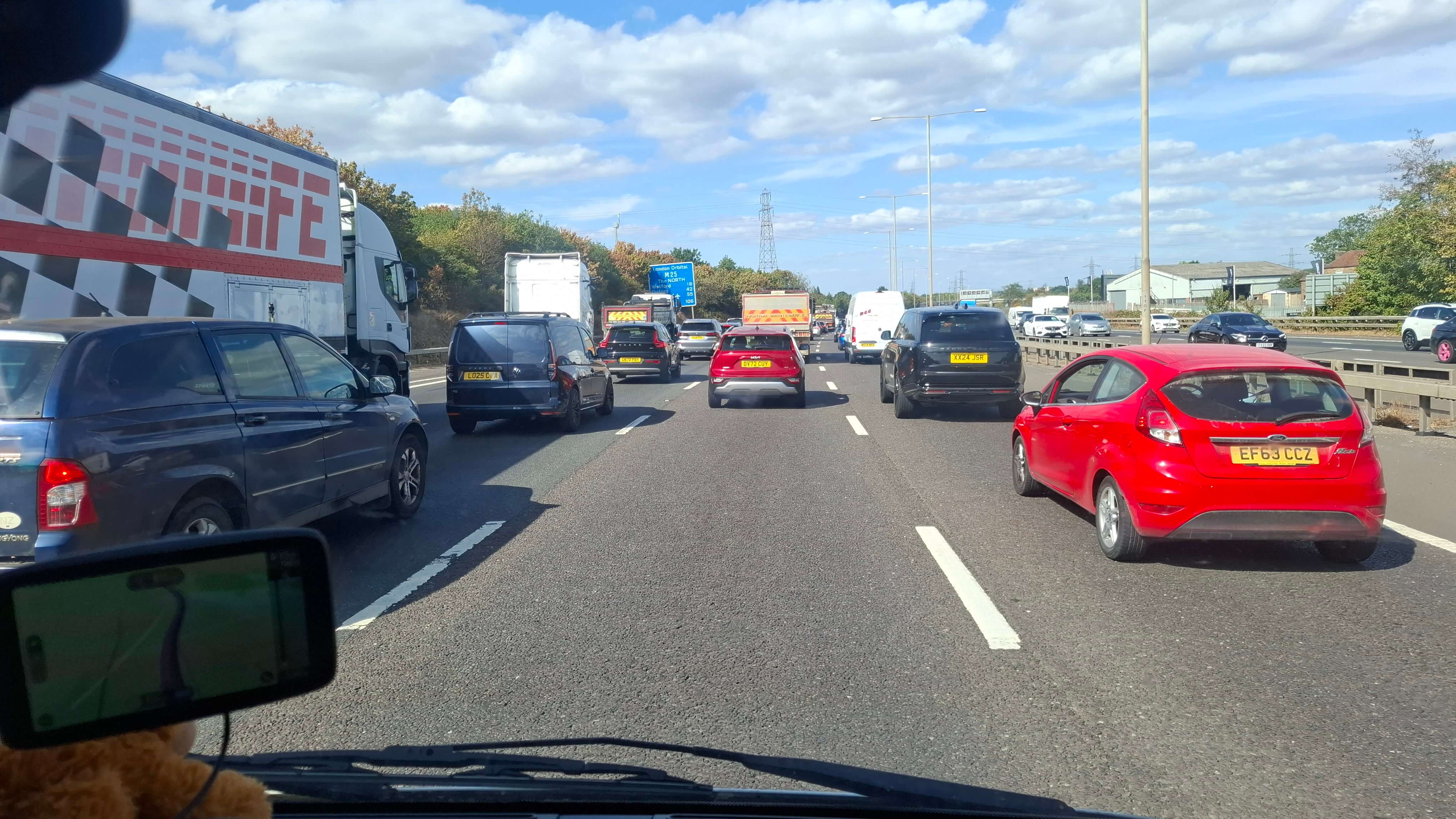 Ferry journey across the Channel