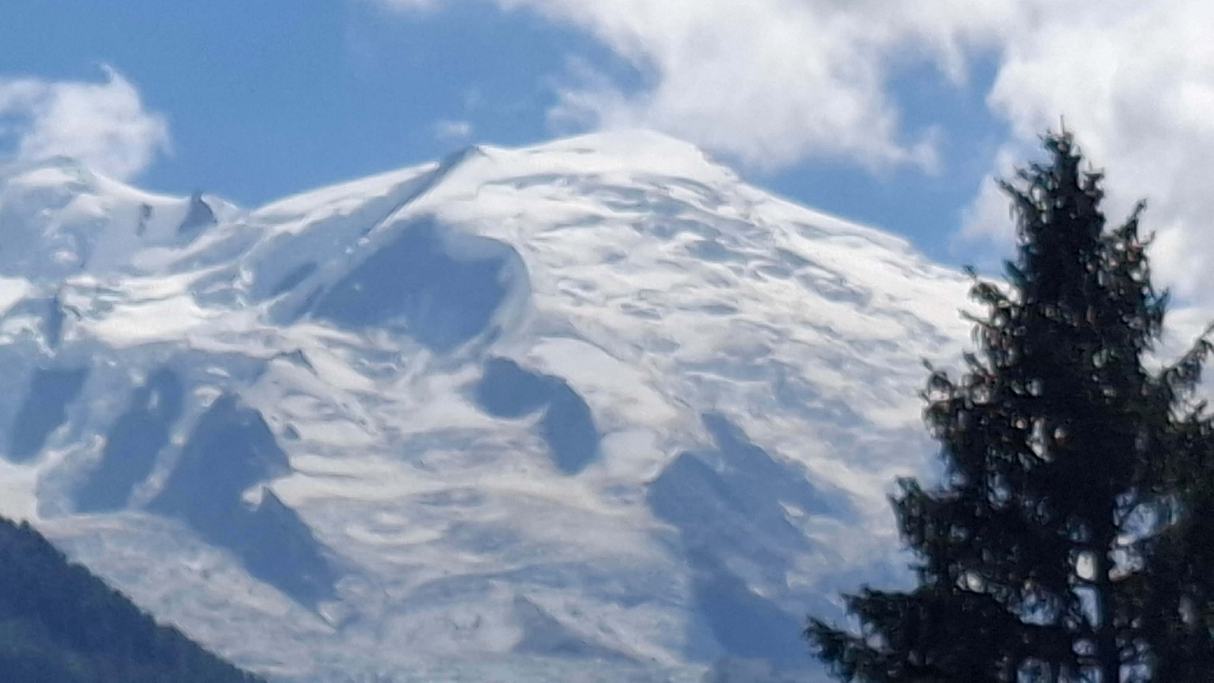 Mountain backdrop