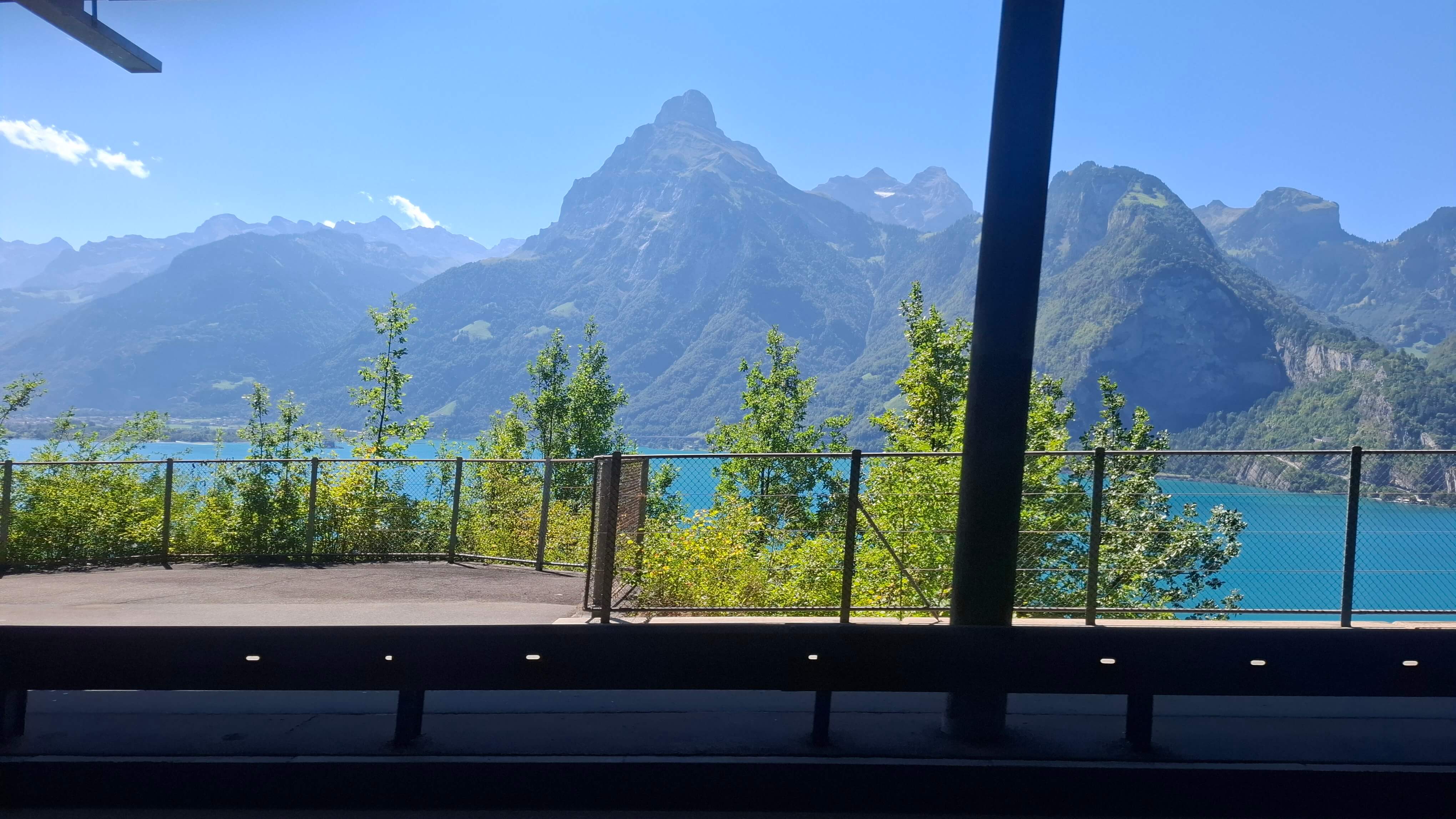 Lake Lucerne scenery along the drive