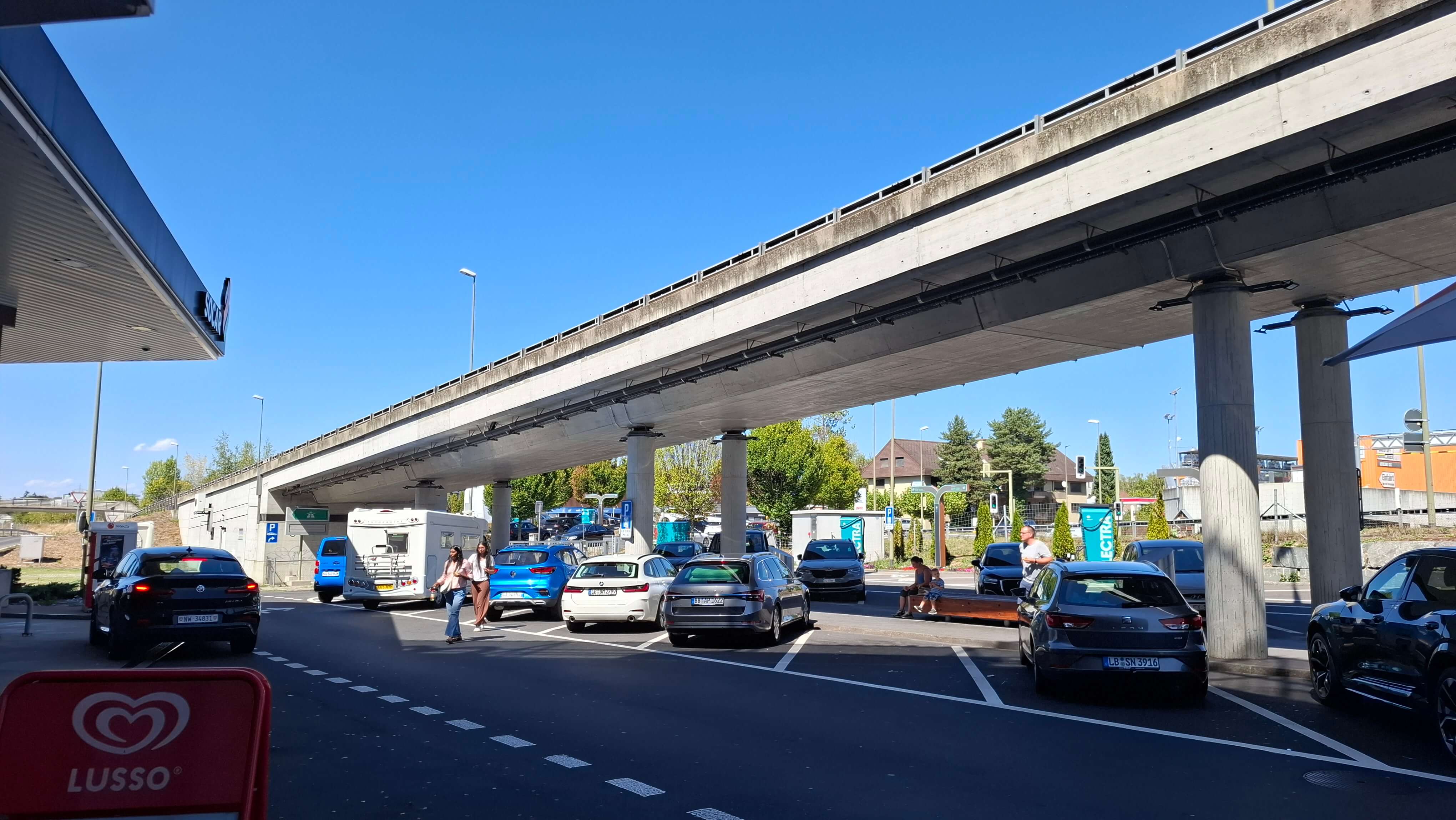 Approaching the German border