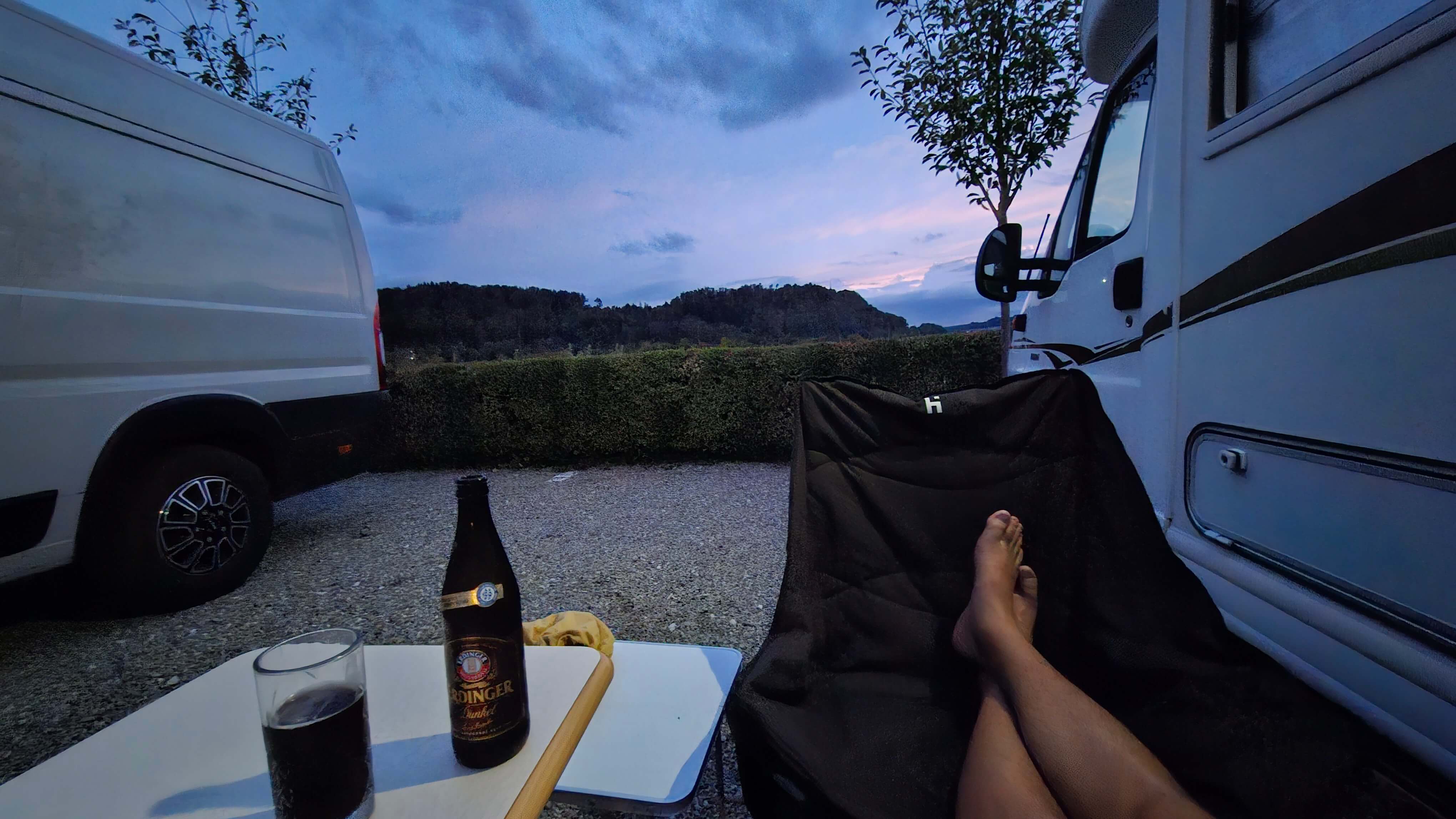 Quiet night at Rhein Camping
